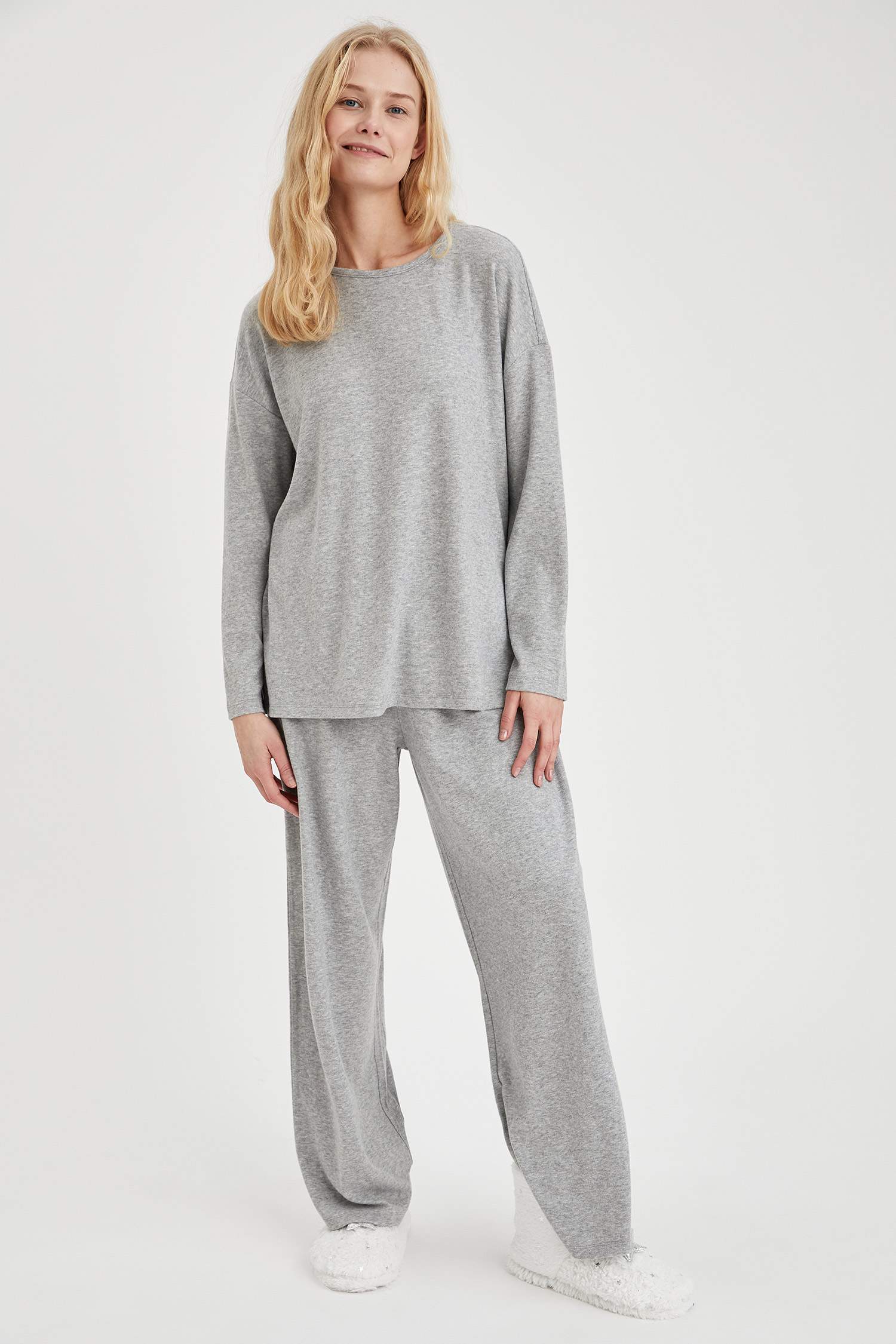 Relax Fit Düşük Omuz Sweatshirt