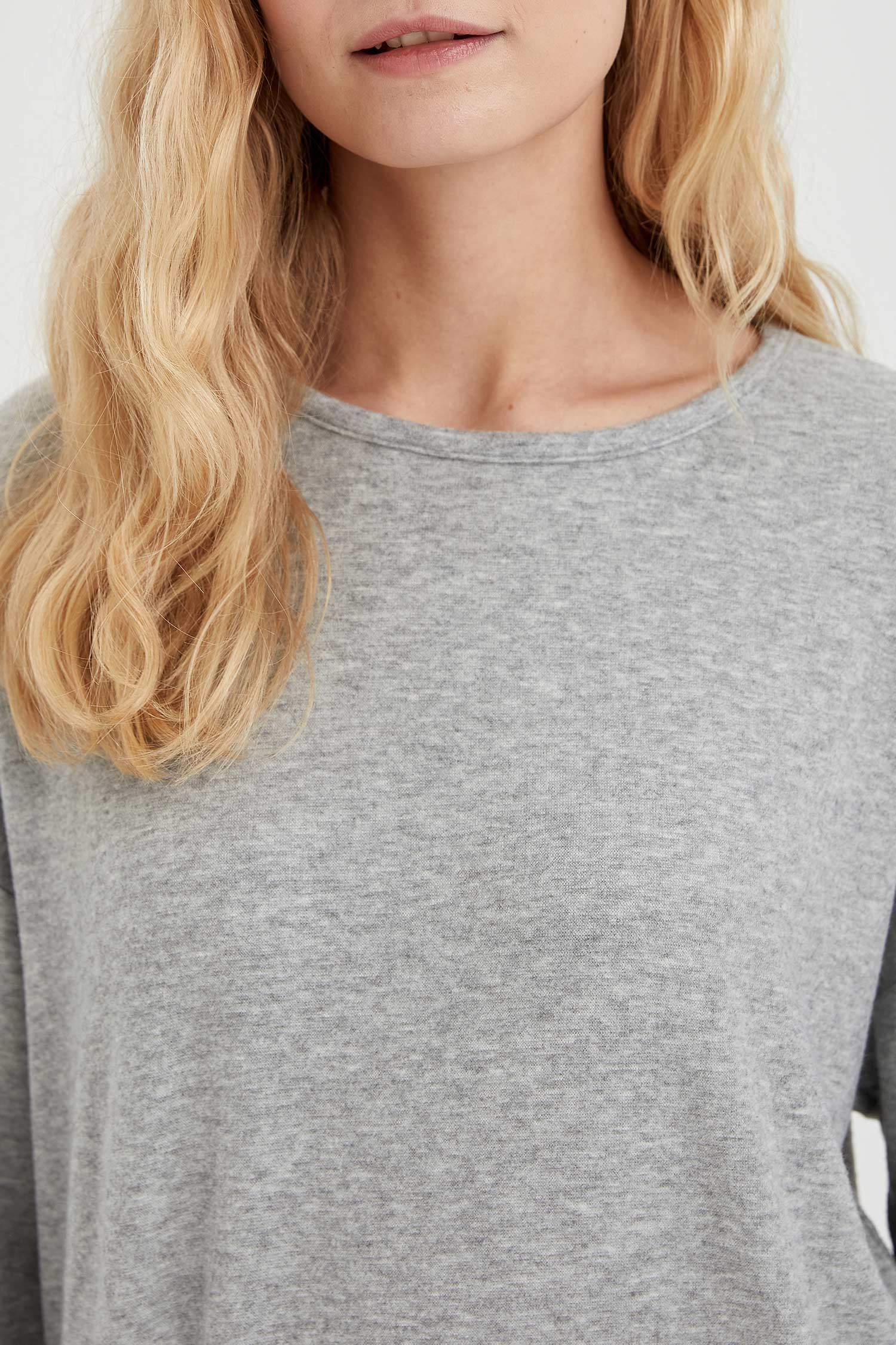 Relax Fit Düşük Omuz Sweatshirt