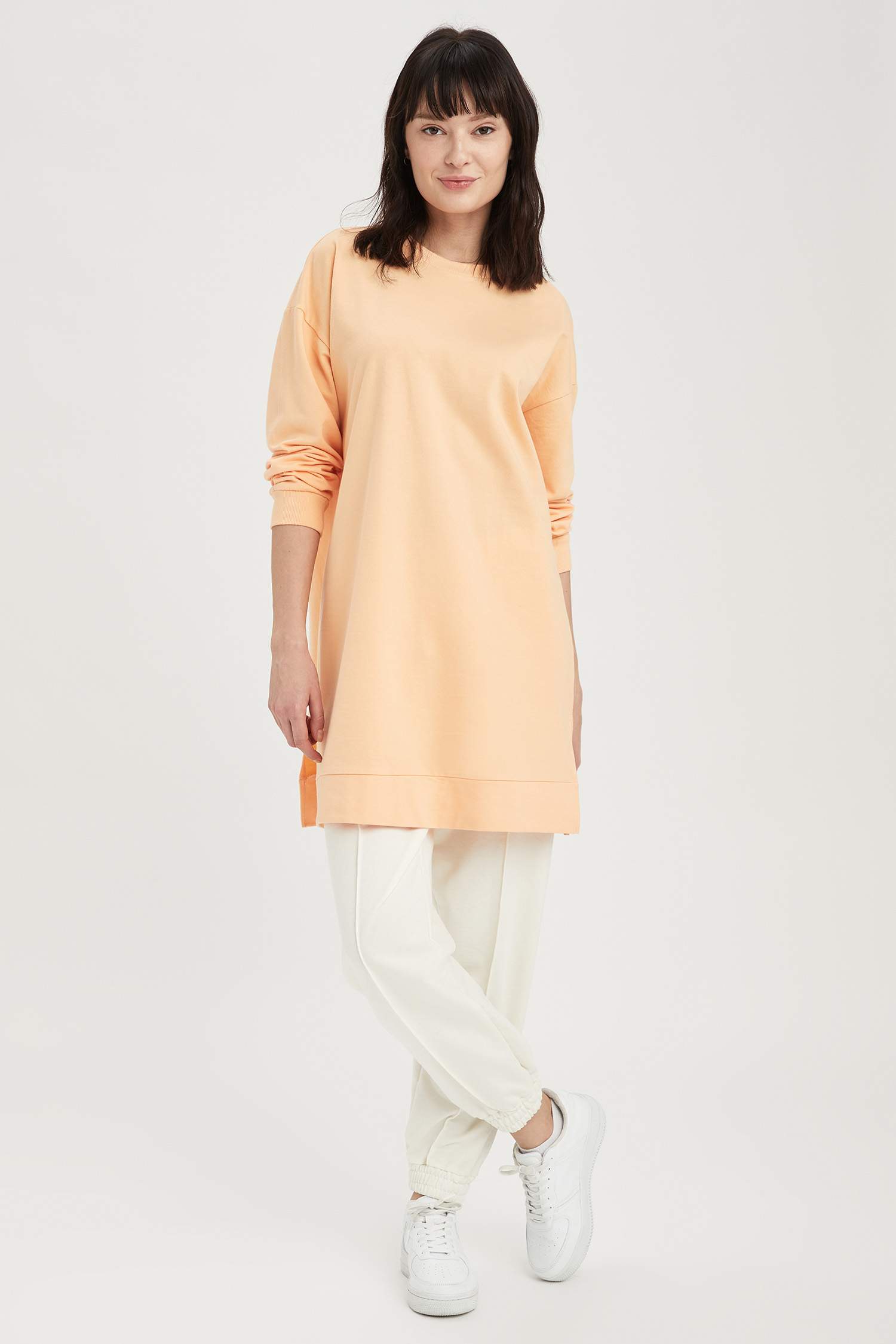 Relax Fit Basic Sweat Tunik