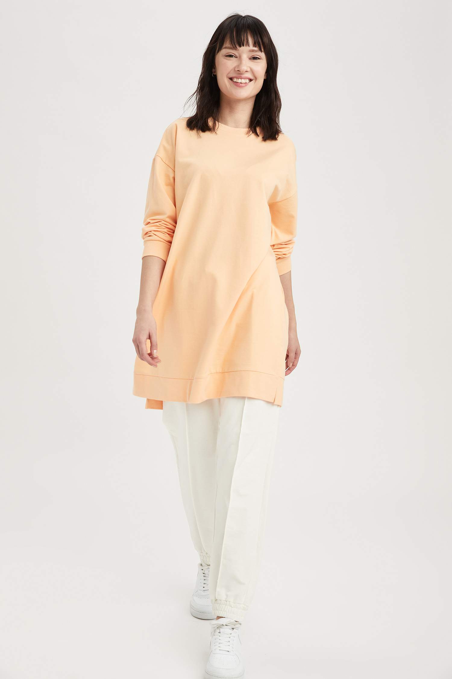 Relax Fit Basic Sweat Tunik