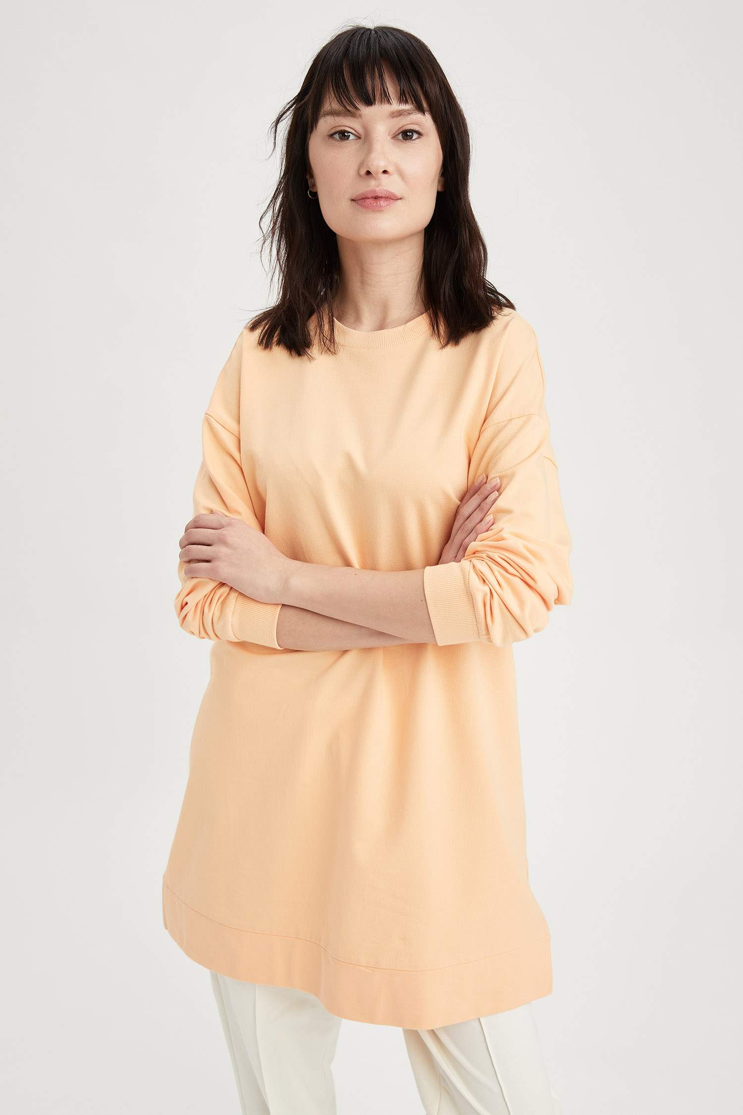 Relax Fit Basic Sweat Tunik