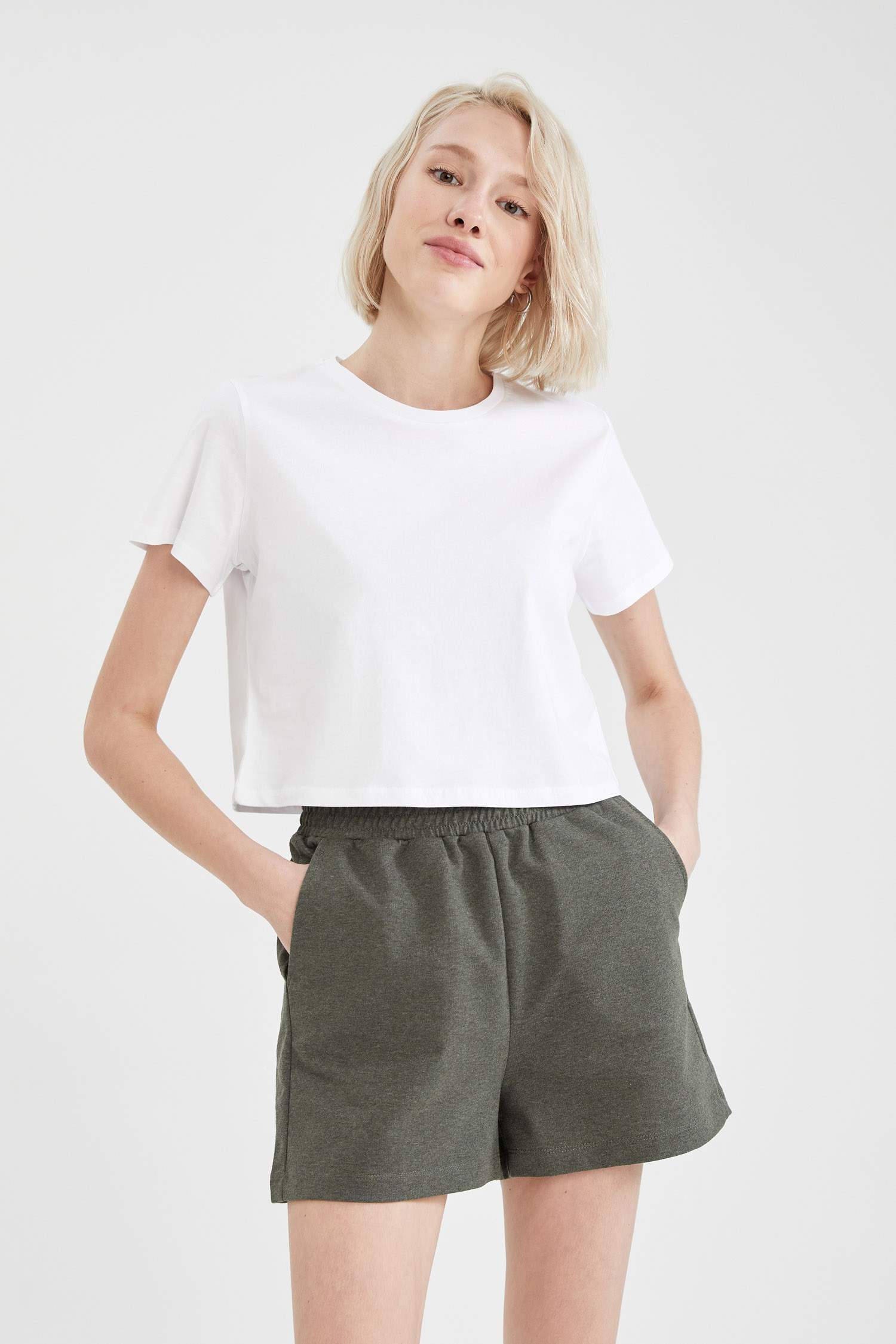 Coool Beli Lastikli Relax Fit Mini Şort