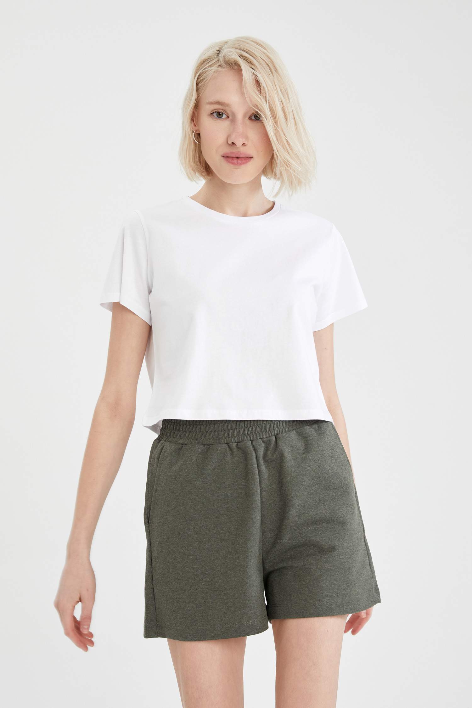 Coool Beli Lastikli Relax Fit Mini Şort