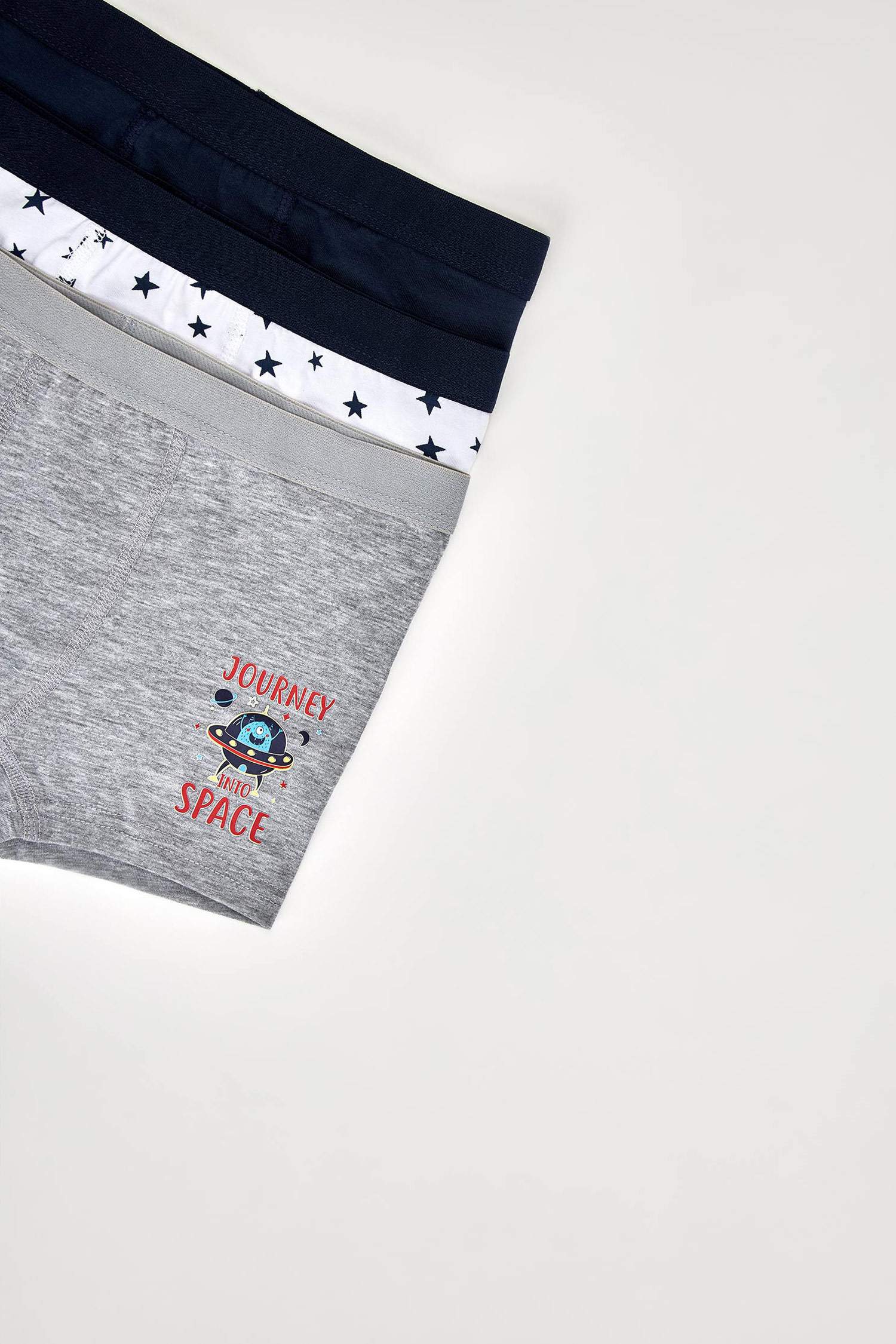 Defacto Erkek Çocuk Desenli Esnek Dokulu Pamuklu 3'lü Boxer. 4 Defacto Erkek Çocuk Desenli Esnek Dokulu Pamuklu 3'lü Boxer. 4