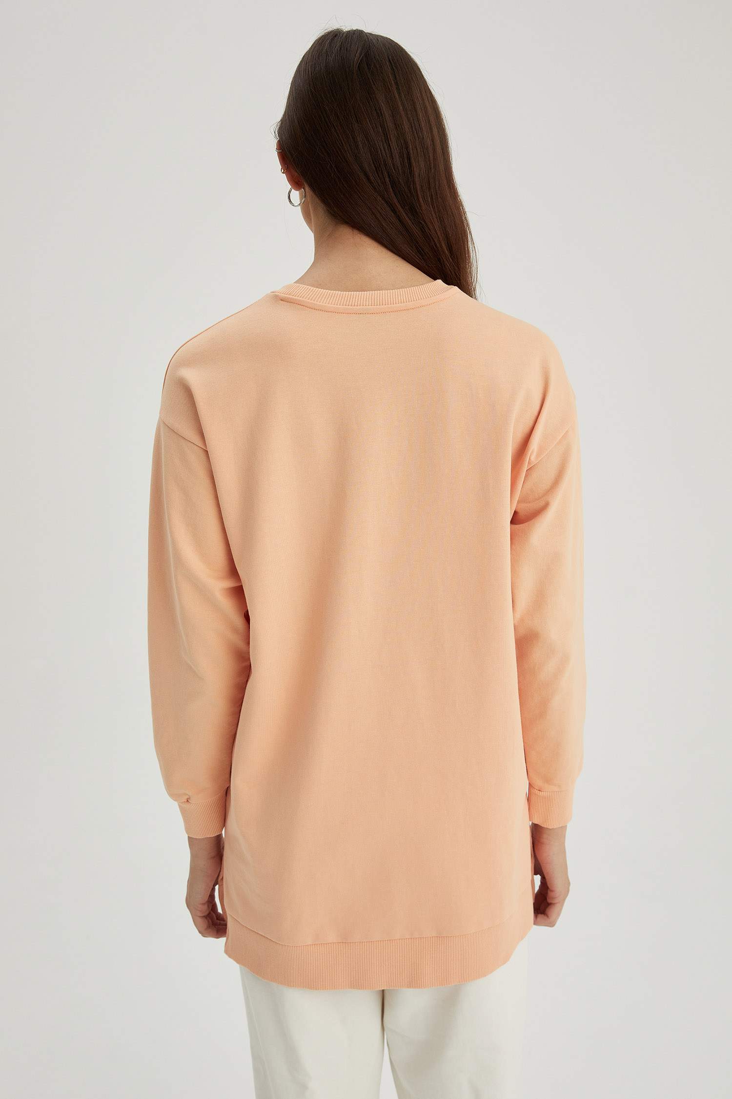 Relax Fit Cep Detaylı Sweat Tunik