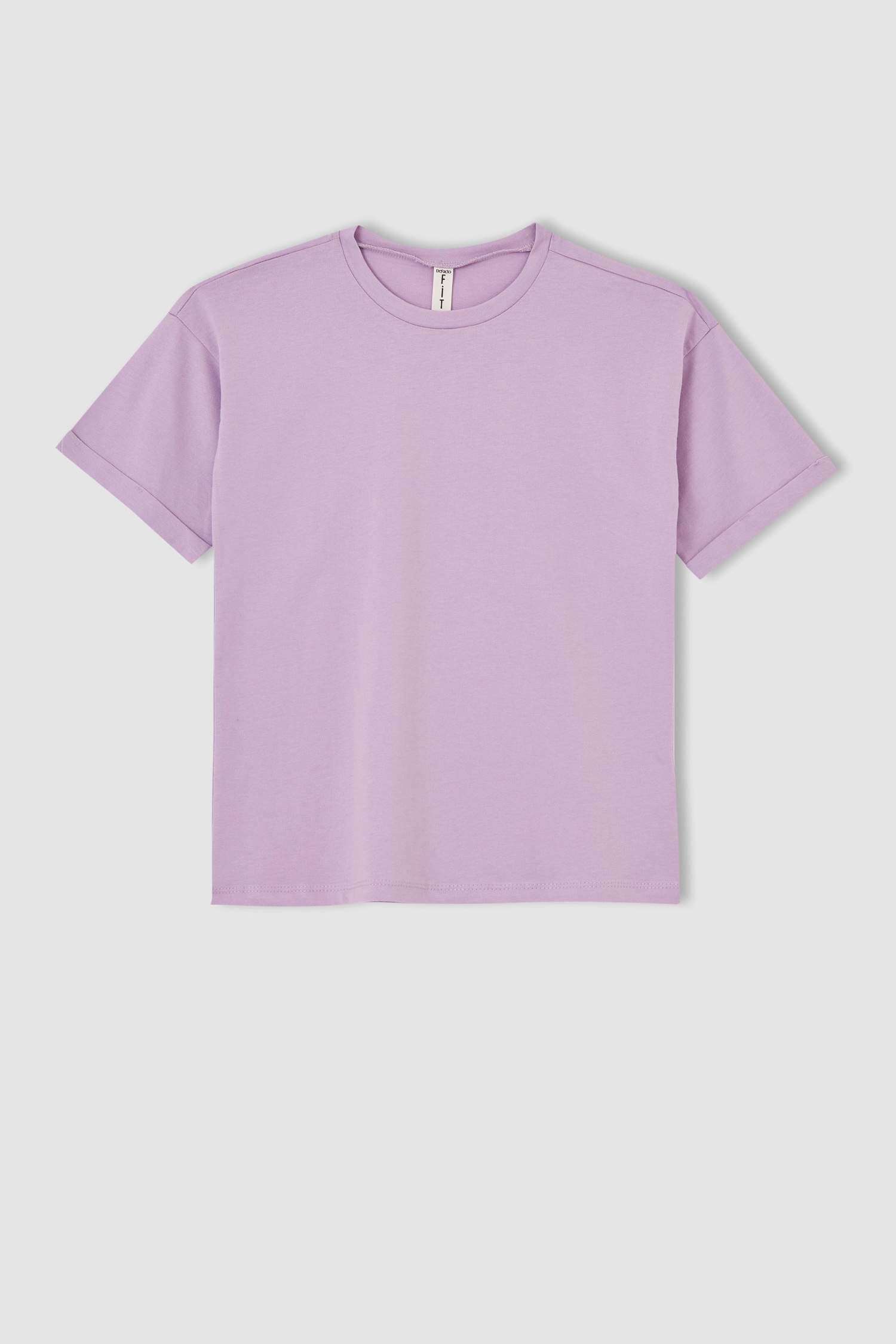 Kız Çocuk Oversize Fit Kısa Kollu Tunik Tişört