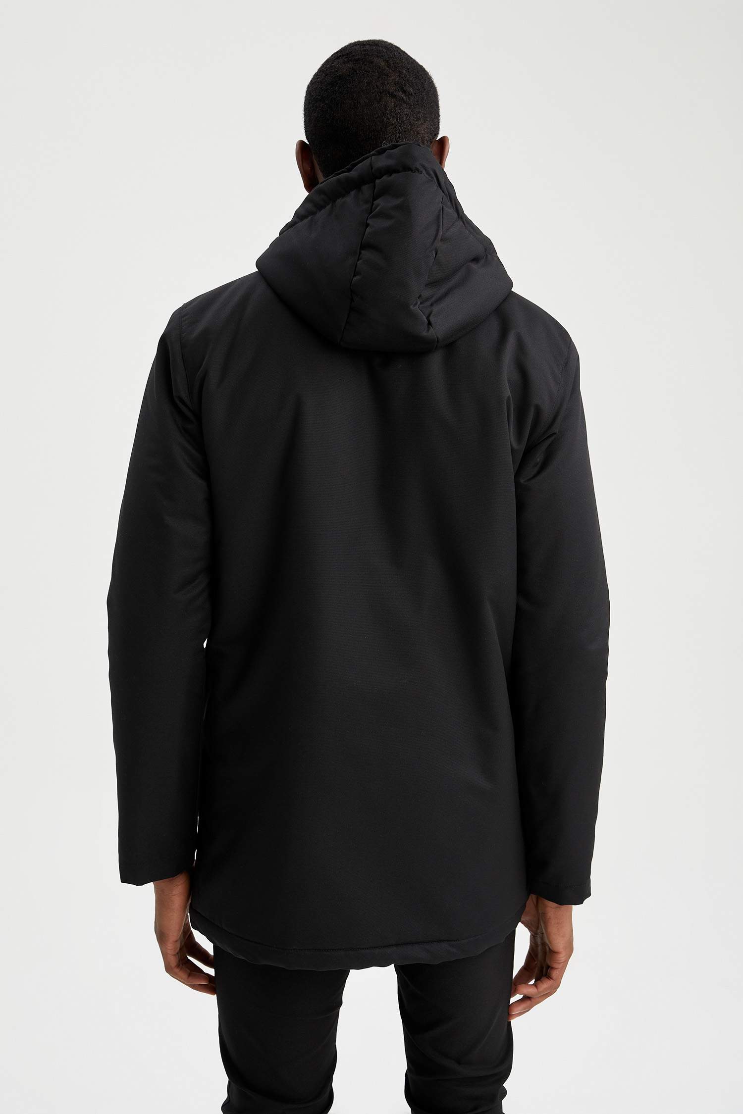 Regular Fit Kapüşonlu Warmtech Isı Yalıtımlı Kalın Parka