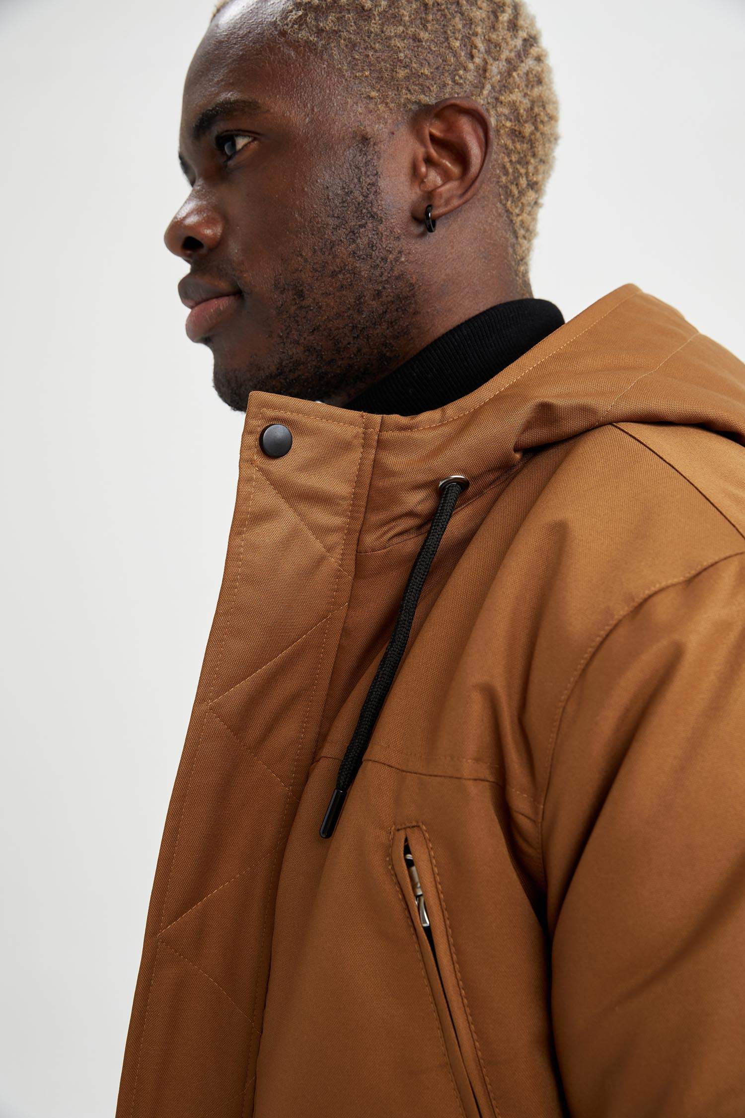 Regular Fit Kapüşonlu Warmtech Isı Yalıtımlı Kalın Parka