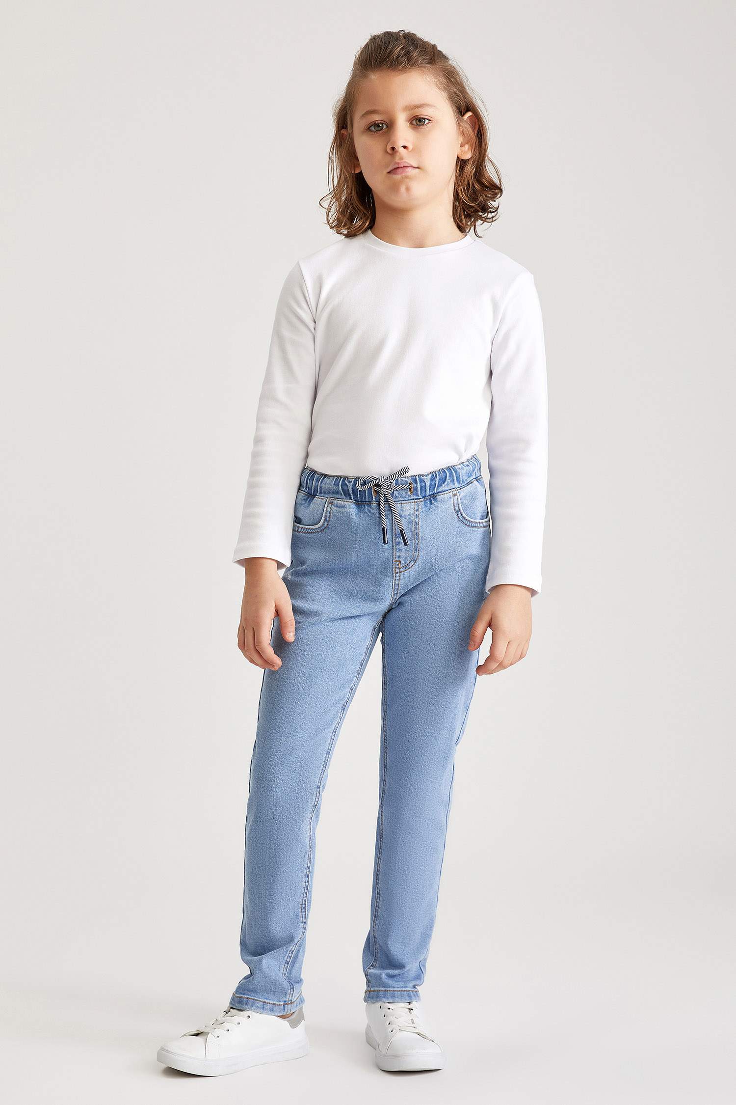 Erkek Çocuk Regular Fit Yıpratma Detaylı Jean Pantolon