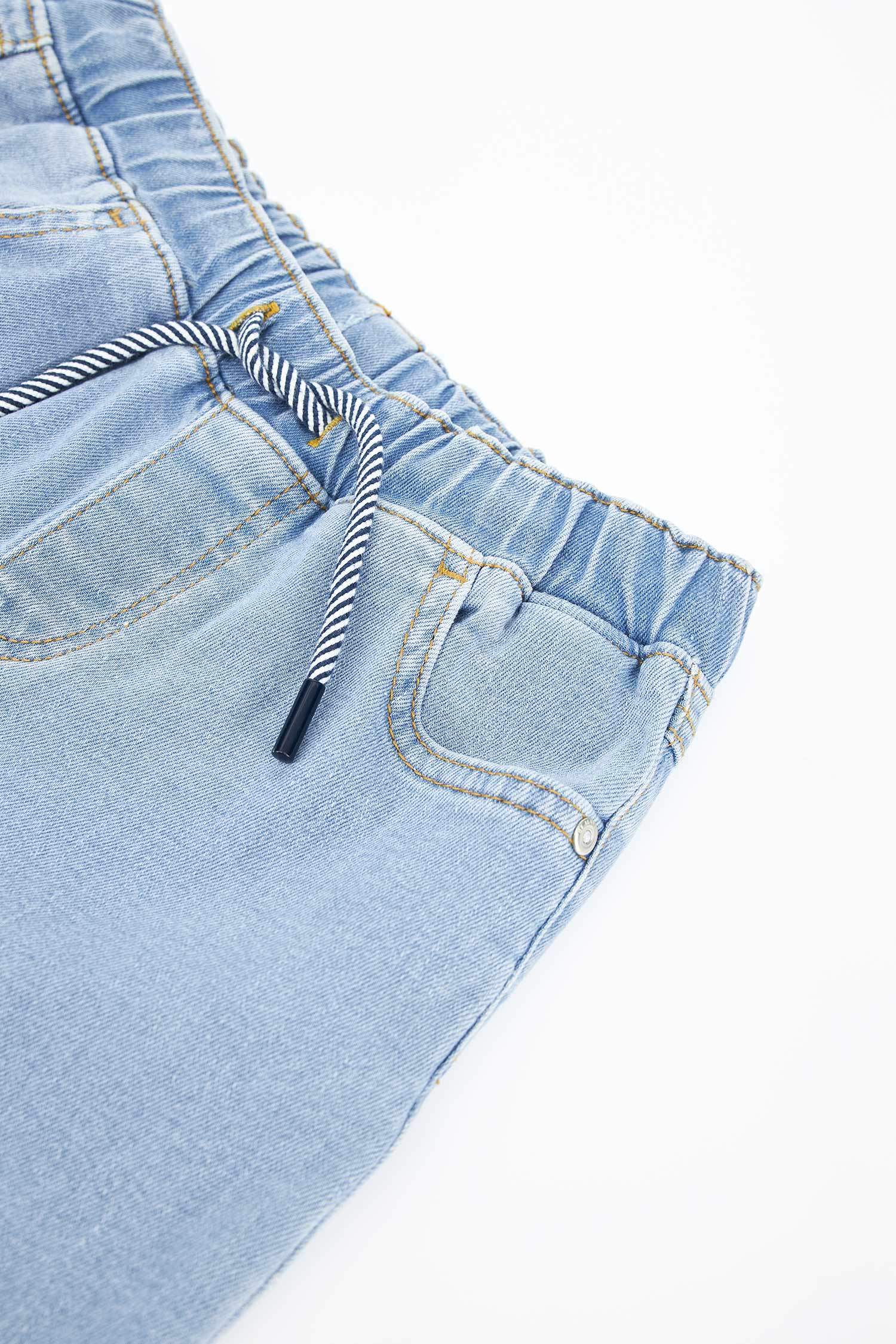 Erkek Çocuk Regular Fit Yıpratma Detaylı Jean Pantolon