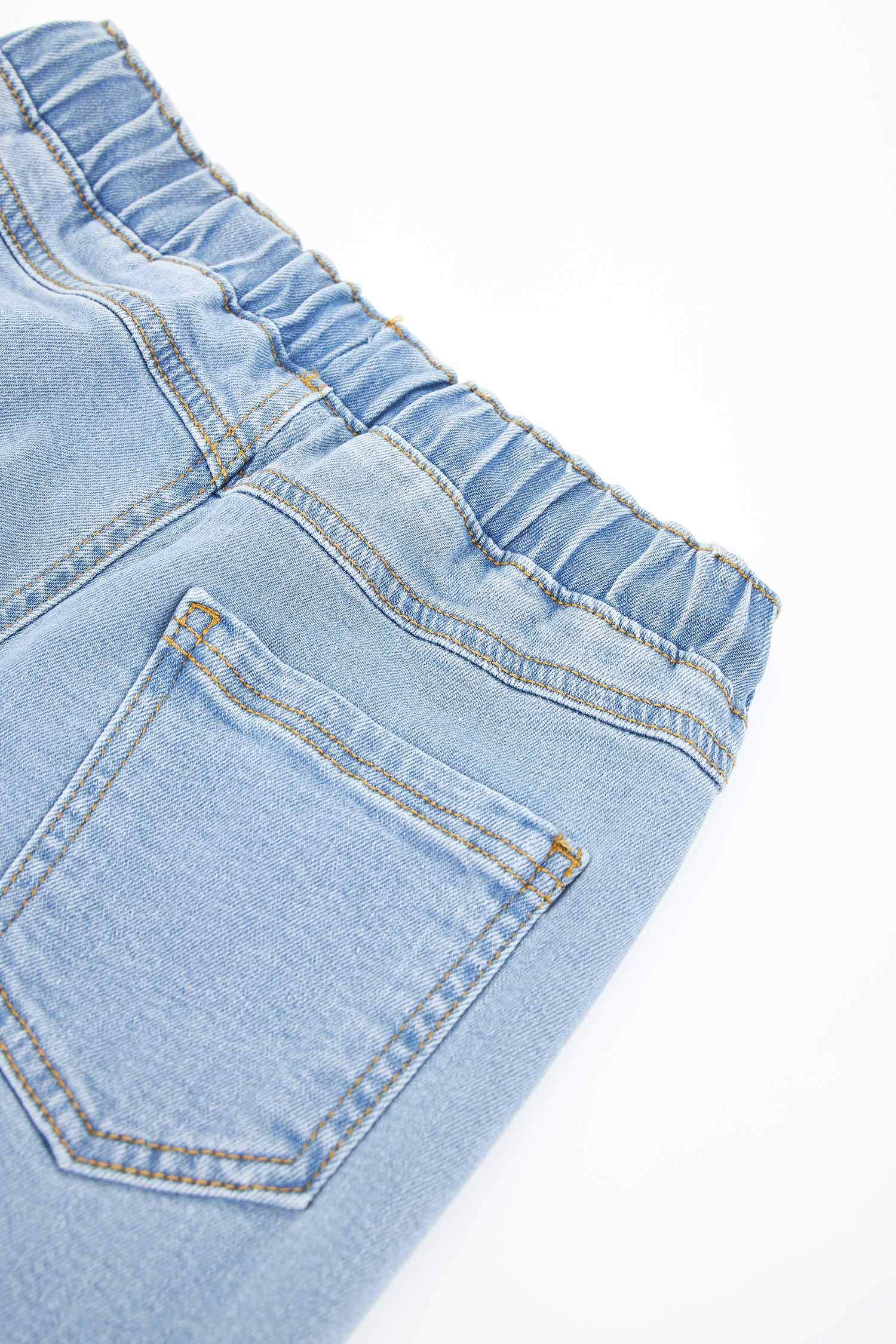 Erkek Çocuk Regular Fit Yıpratma Detaylı Jean Pantolon