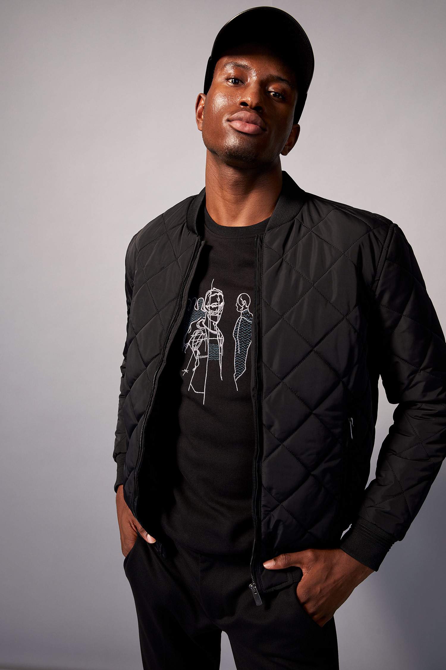 Slim Fit Kolej Yaka Bomber Süet Mont