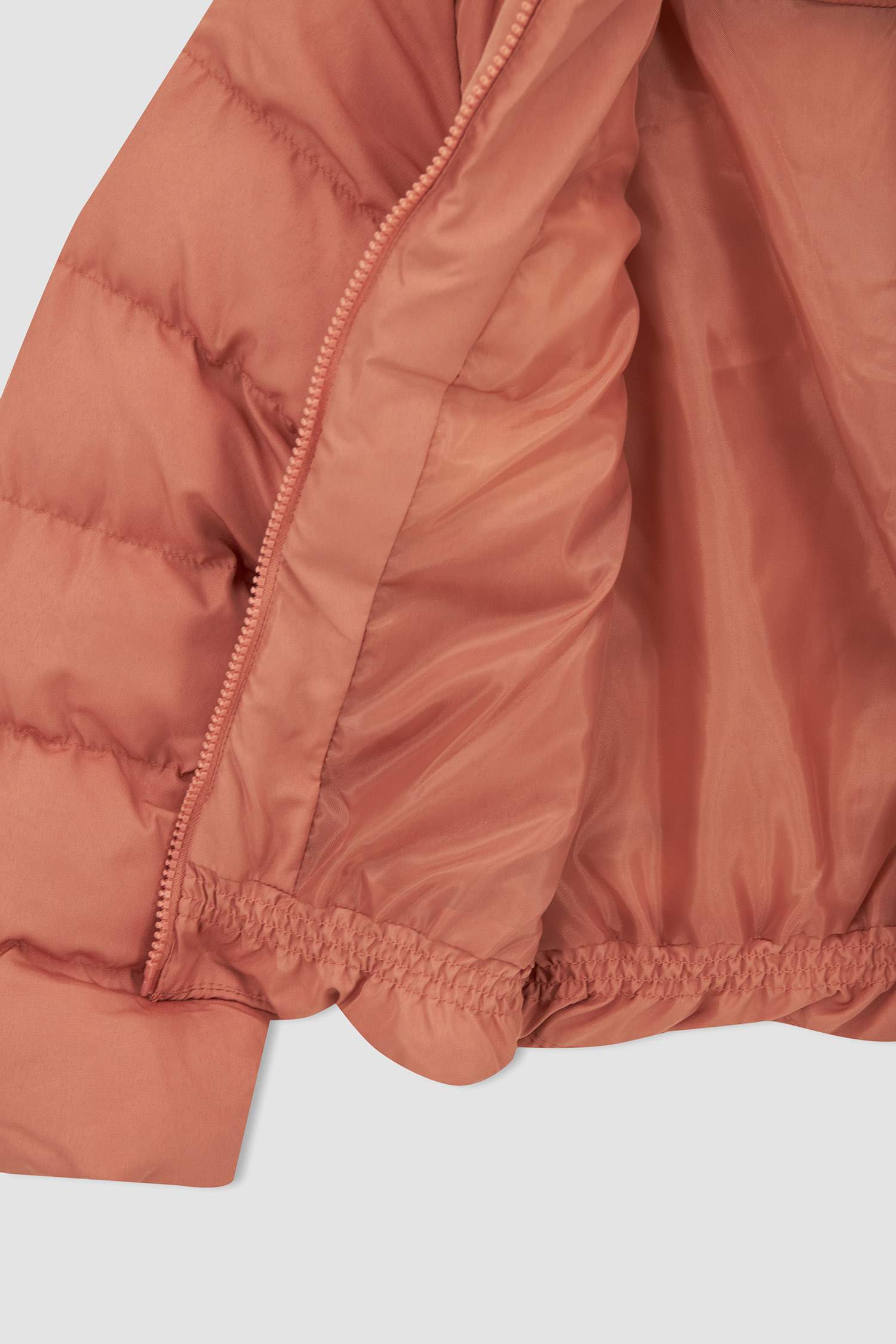 Kız Çocuk Oversize Kapüşonlu Astarlı Şişme Mont