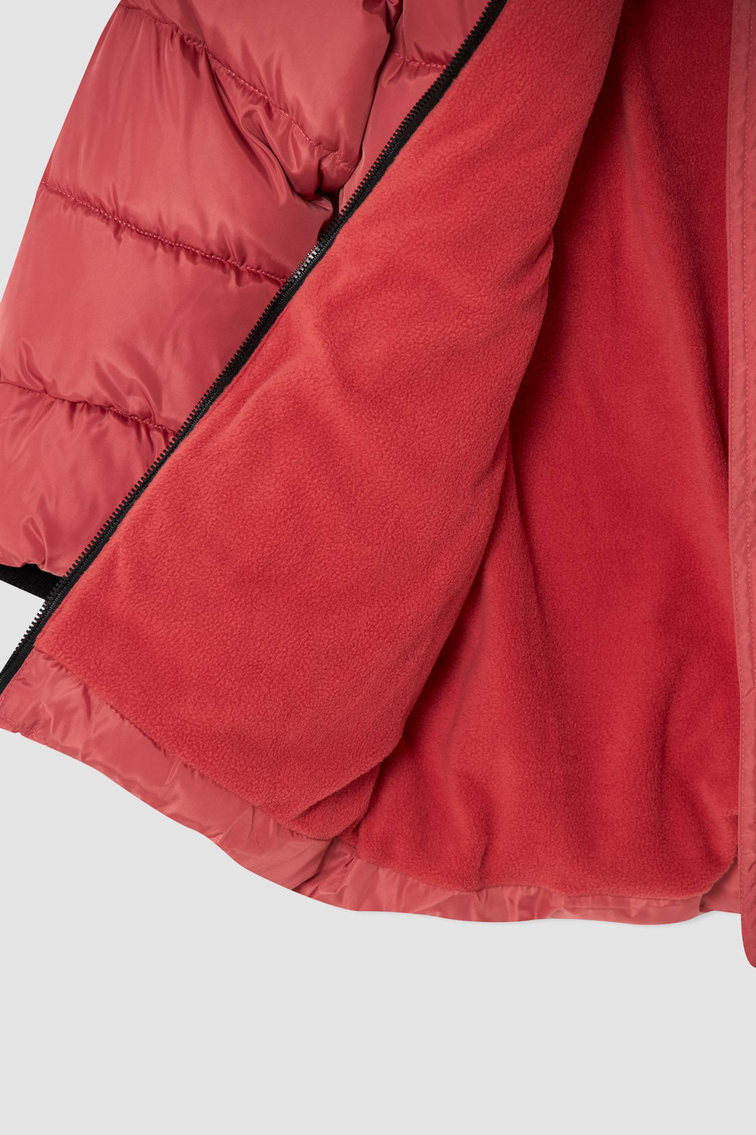 Kız Çocuk Kapüşonlu Suni Kürklü İçi Polar Astarlı Kapitone Parka