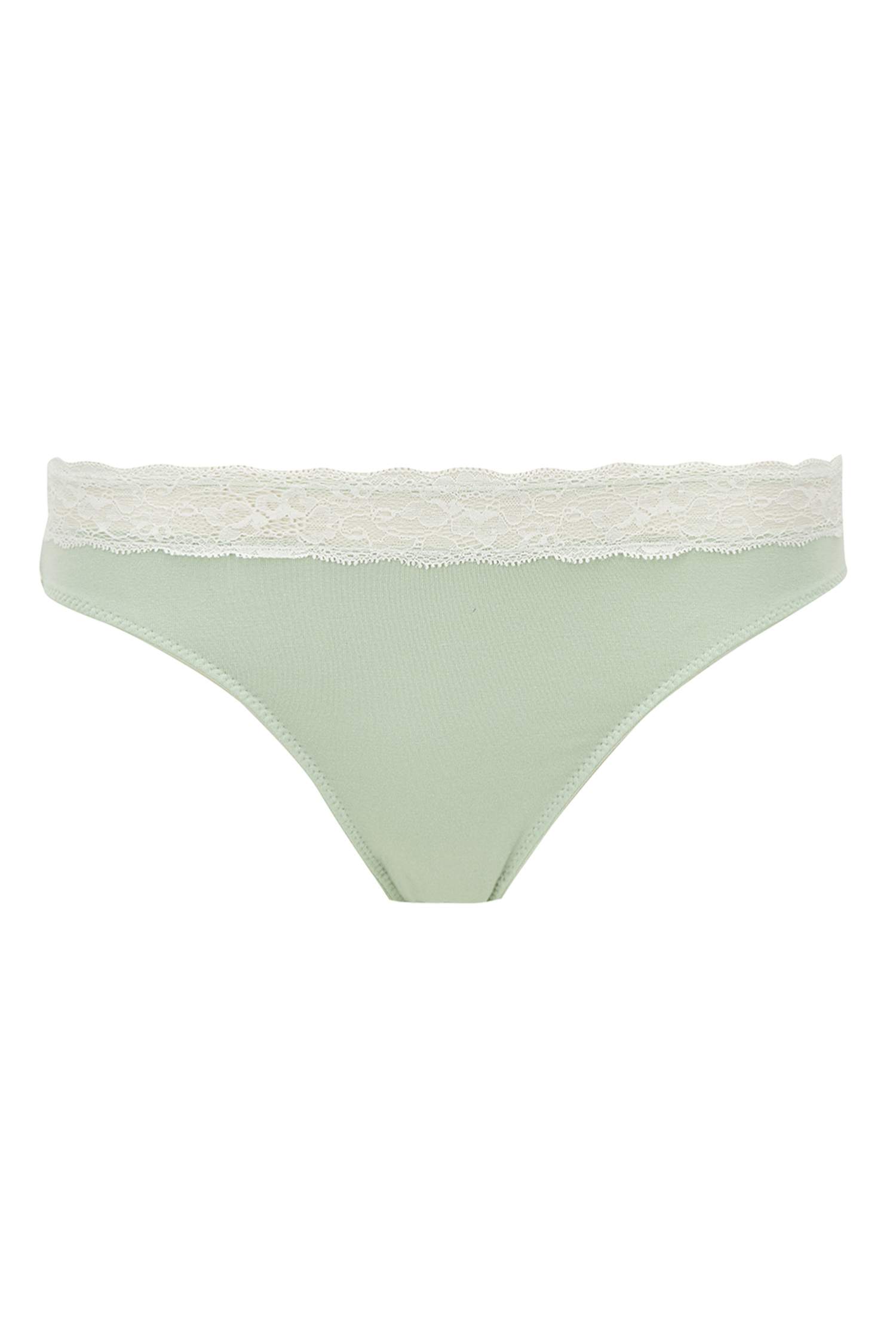 Dantel Detaylı Basic Bikini Külot