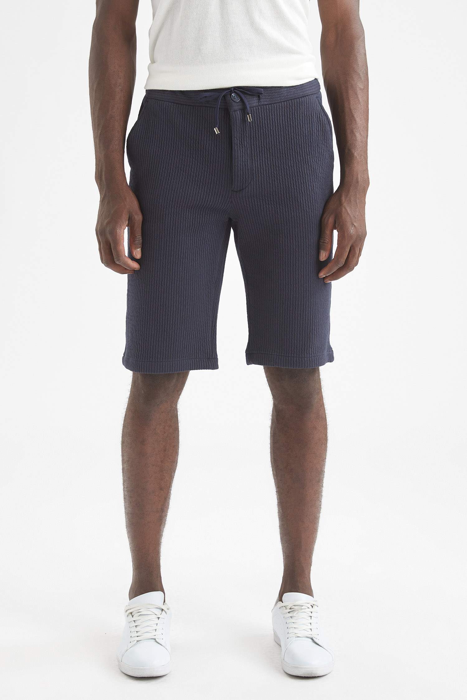 Regular Fit Basic Bermuda Şort