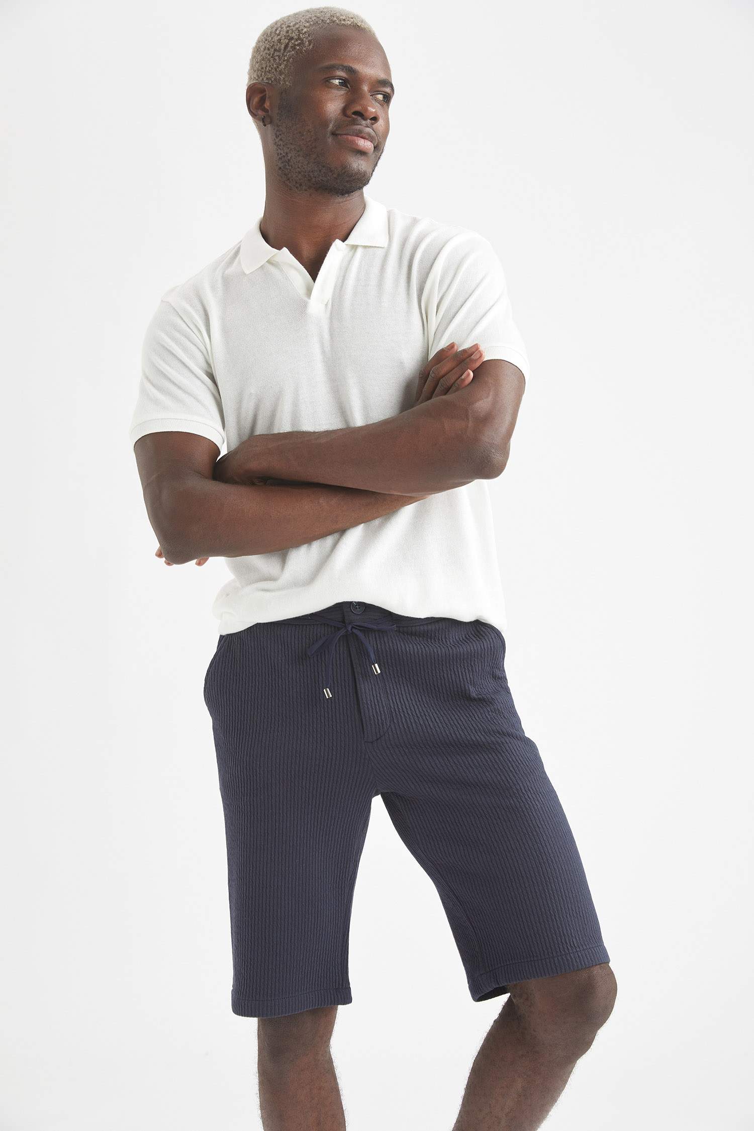 Regular Fit Basic Bermuda Şort