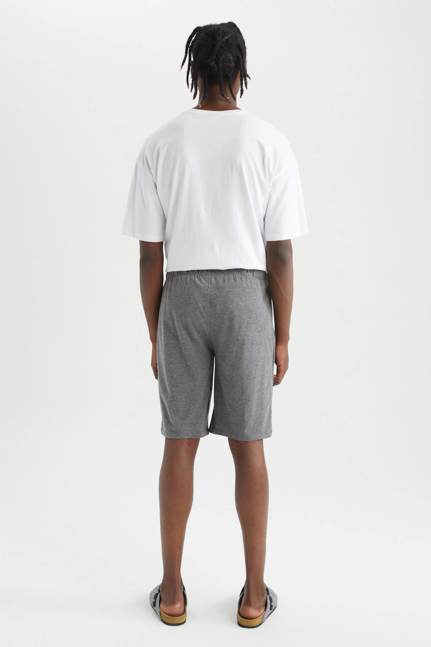 Regular Fit Basic Bağcıklı Şort