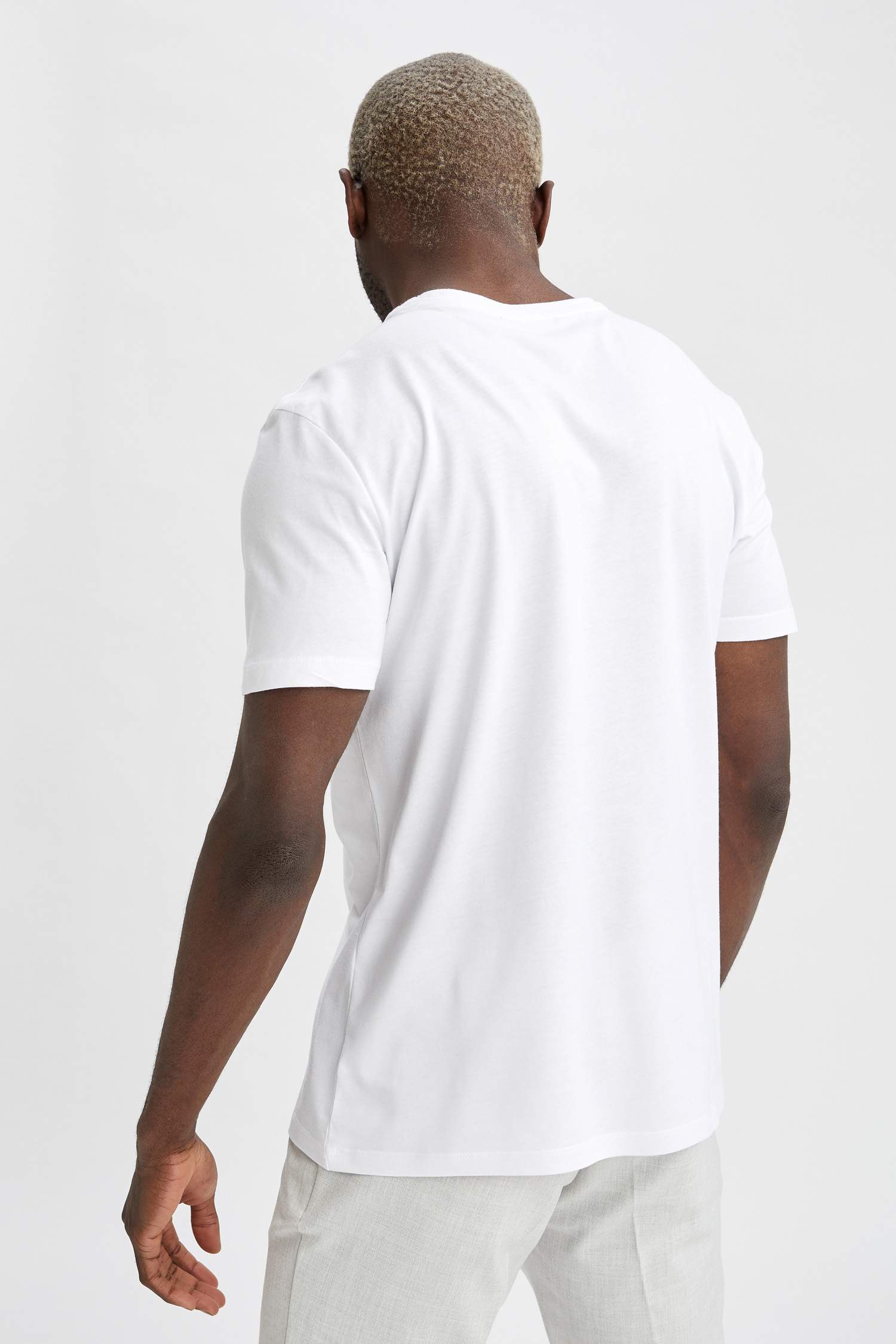 Slim Fit Bisiklet Yaka Premium Kalite 2'li Kısa Kollu Tişört Seti
