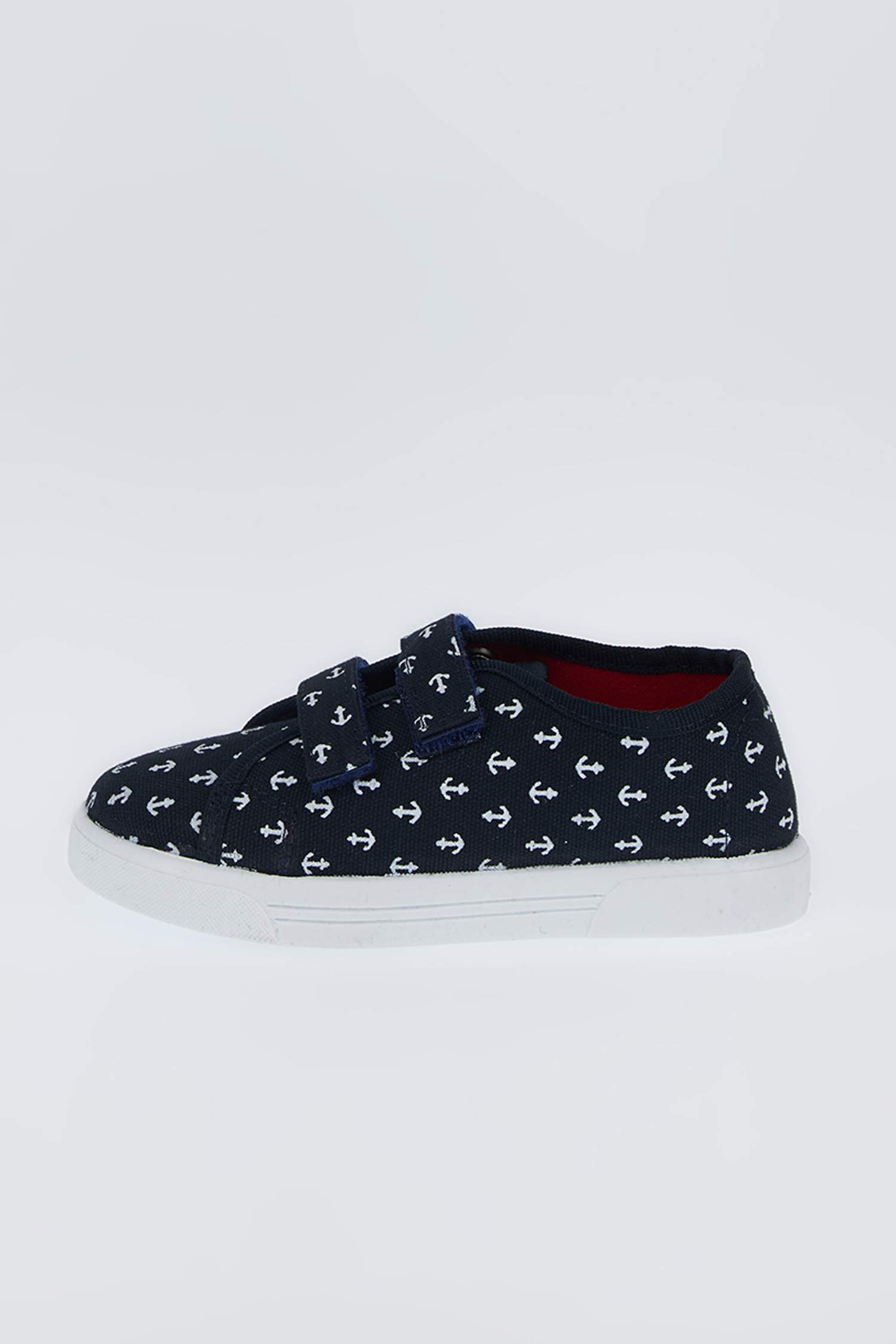 Erkek Çocuk Çapa Desenli Cırt Cırtlı Sneakers Ayakkabı