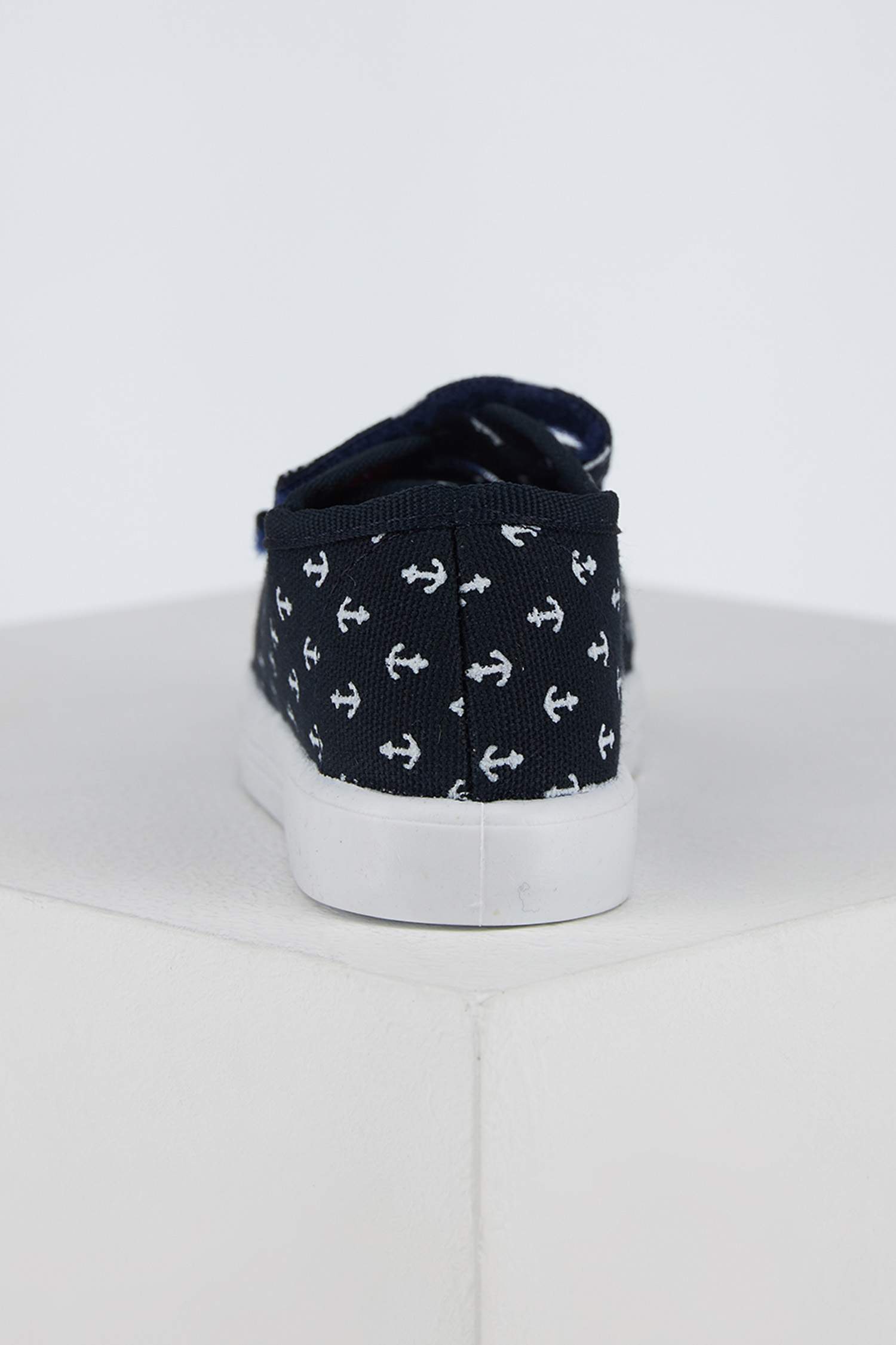 Erkek Çocuk Çapa Desenli Cırt Cırtlı Sneakers Ayakkabı