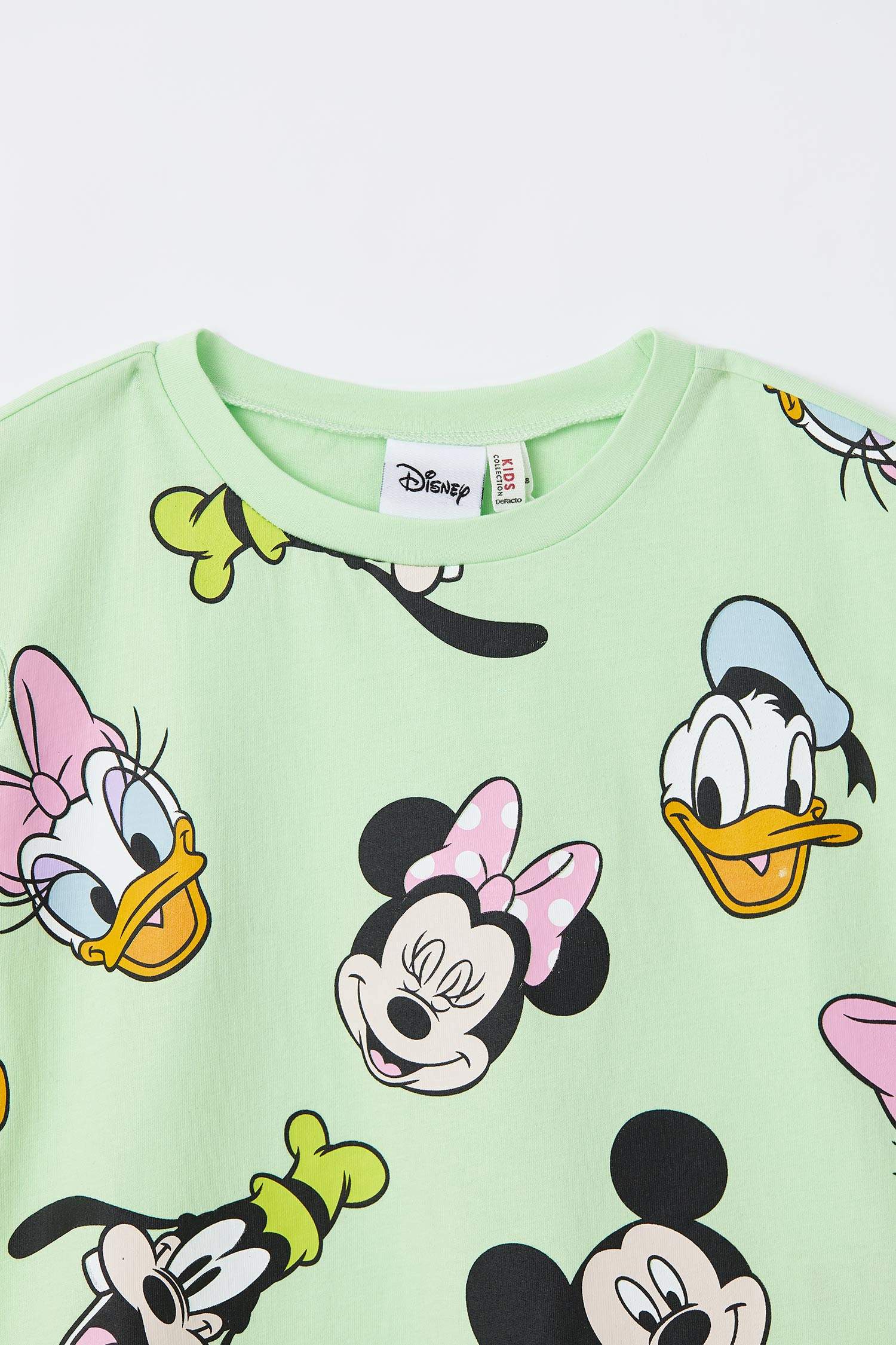 Kız Çocuk Walt Disney Lisanslı Dokunmatik Işıklı Kısa Kollu Tişört