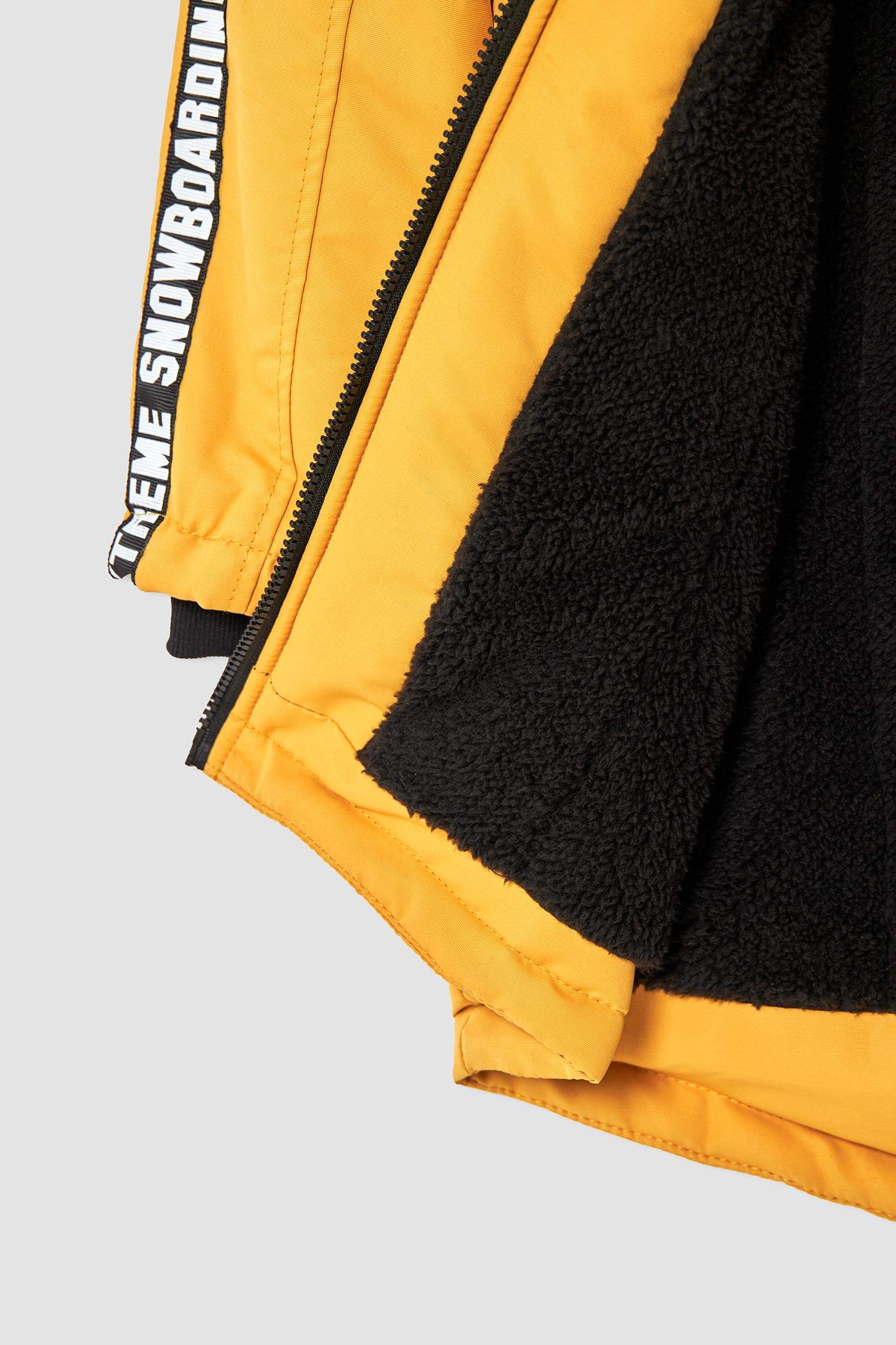Erkek Çocuk Regular Fit Yazı Baskılı Çıkarılabilir Peluş Astarlı Kapüşonlu Parka