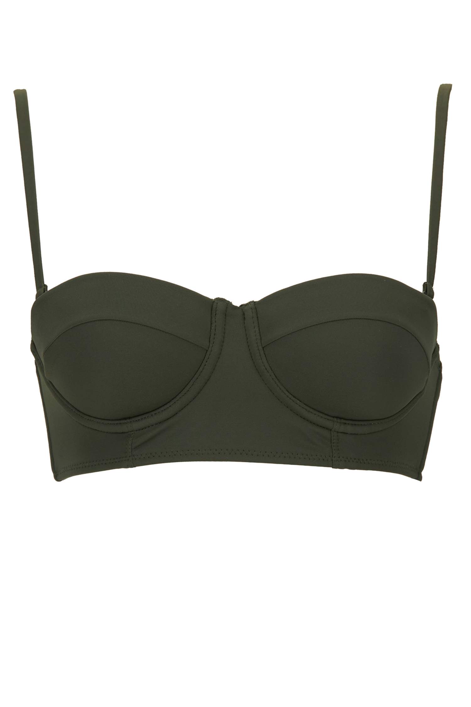 Straplez Çıkarılabilir Askılı Bikini Üstü