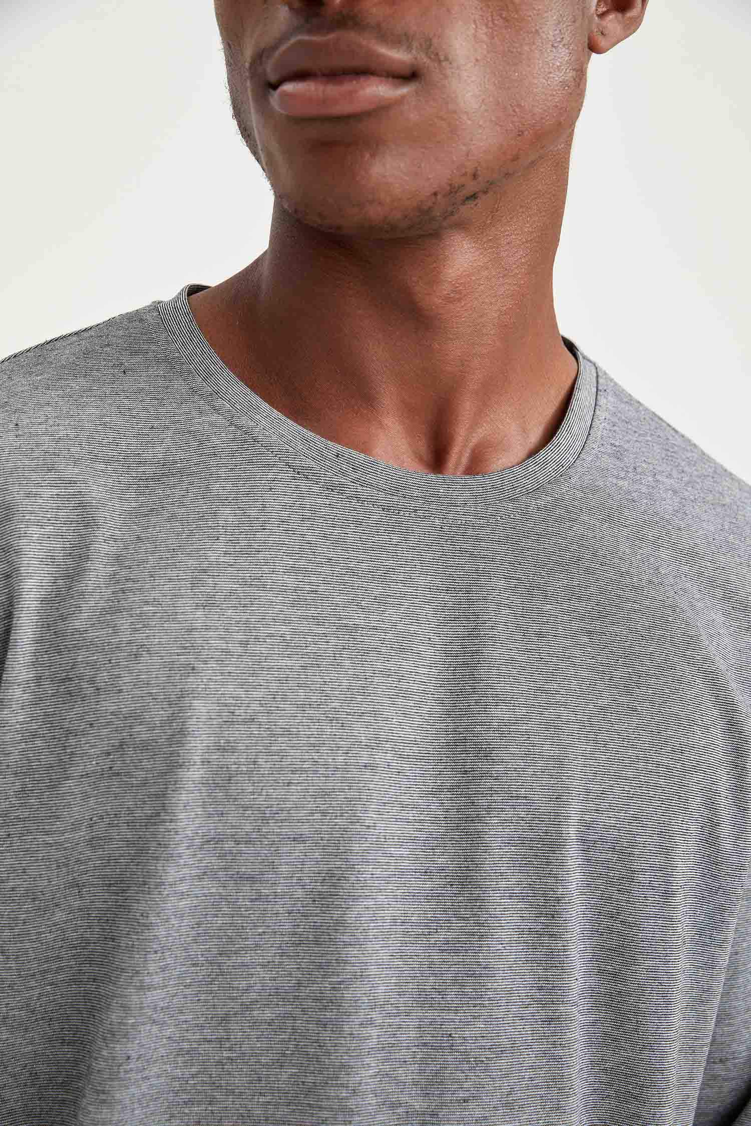 Regular Fit Bisiklet Yaka Basic Uzun Kollu Tişört