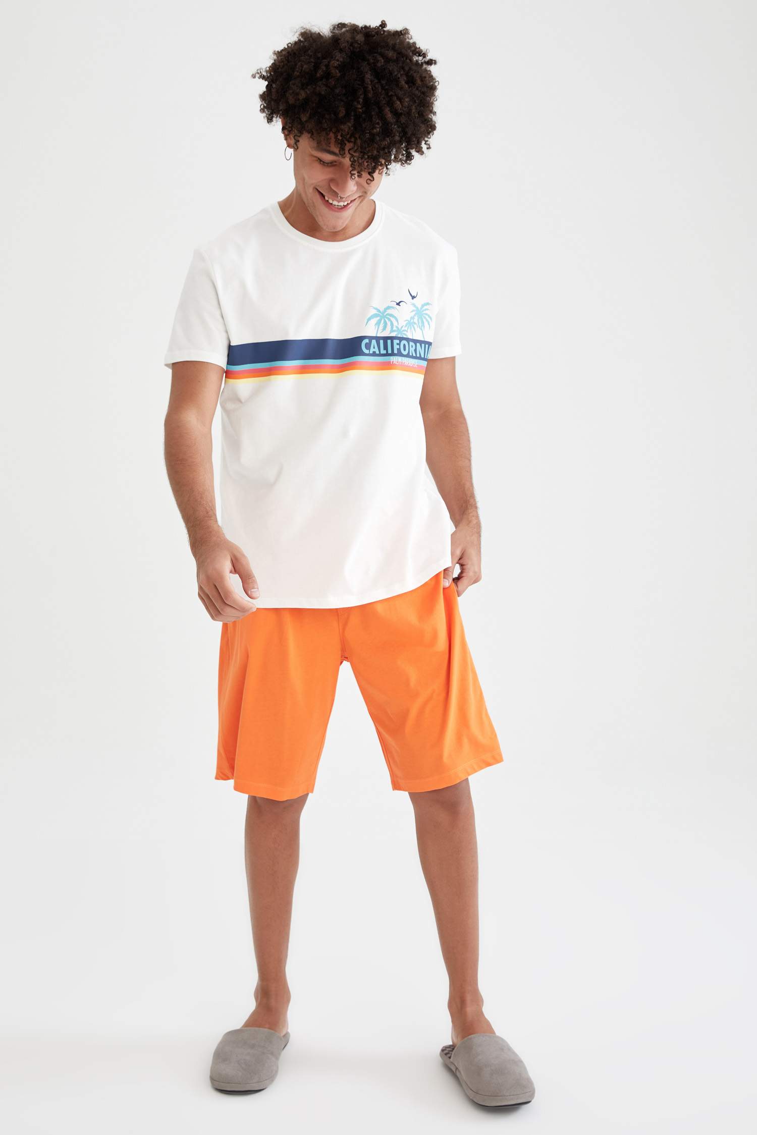 Regular Fit Baskılı Pijama Takımı
