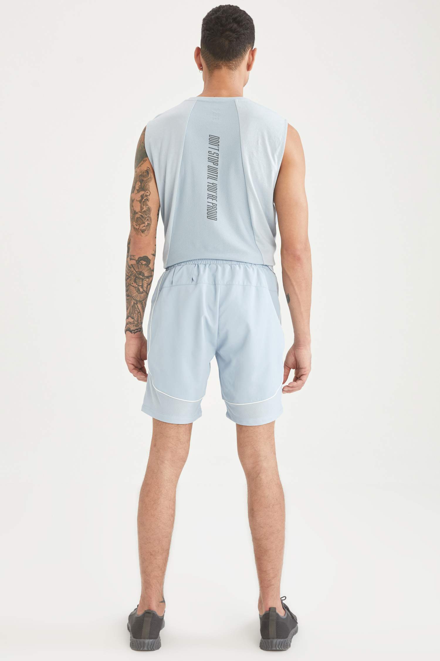 Slim Fit Basic Spor Şort