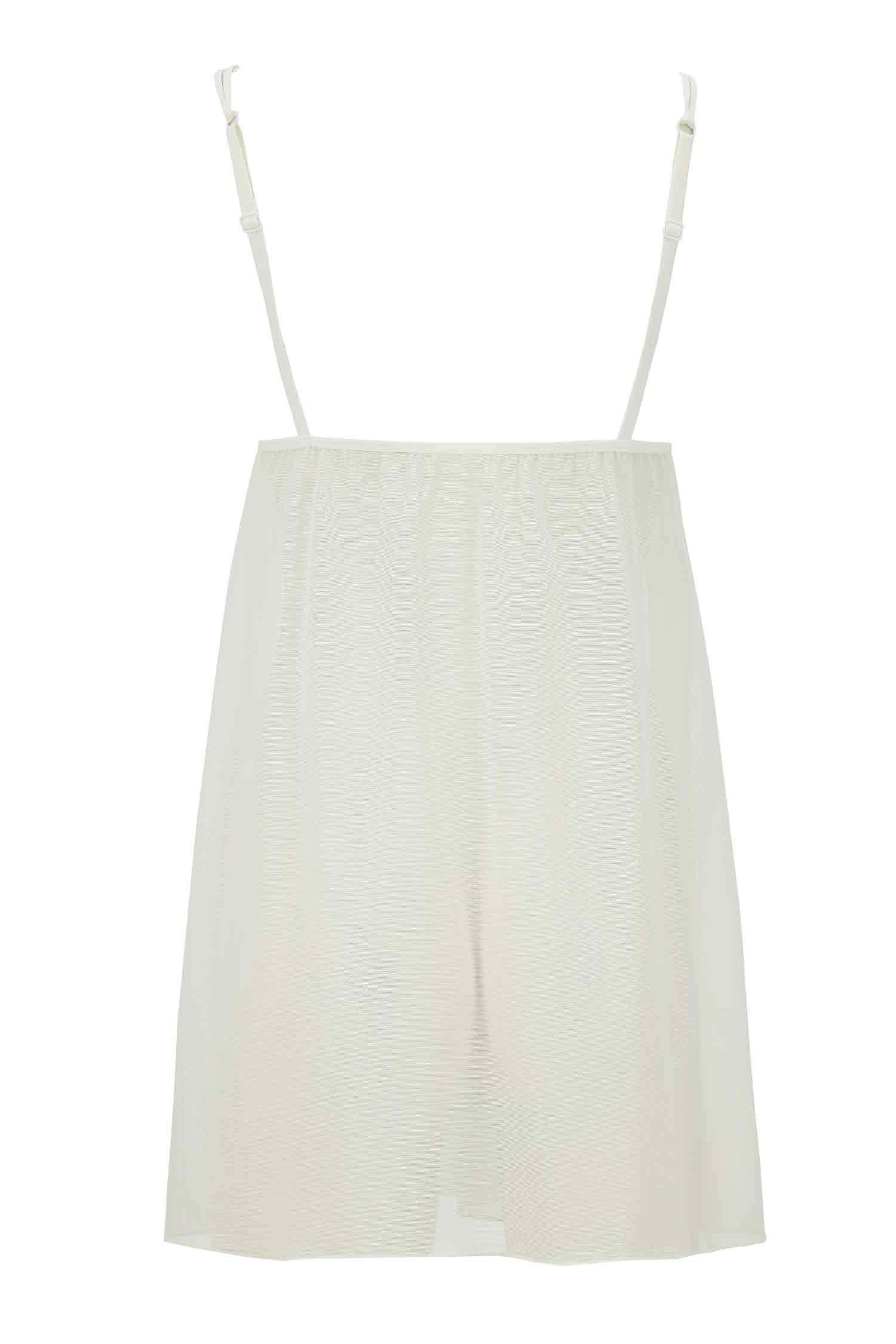 Dantelli Fiyonk Detaylı Bride Babydoll