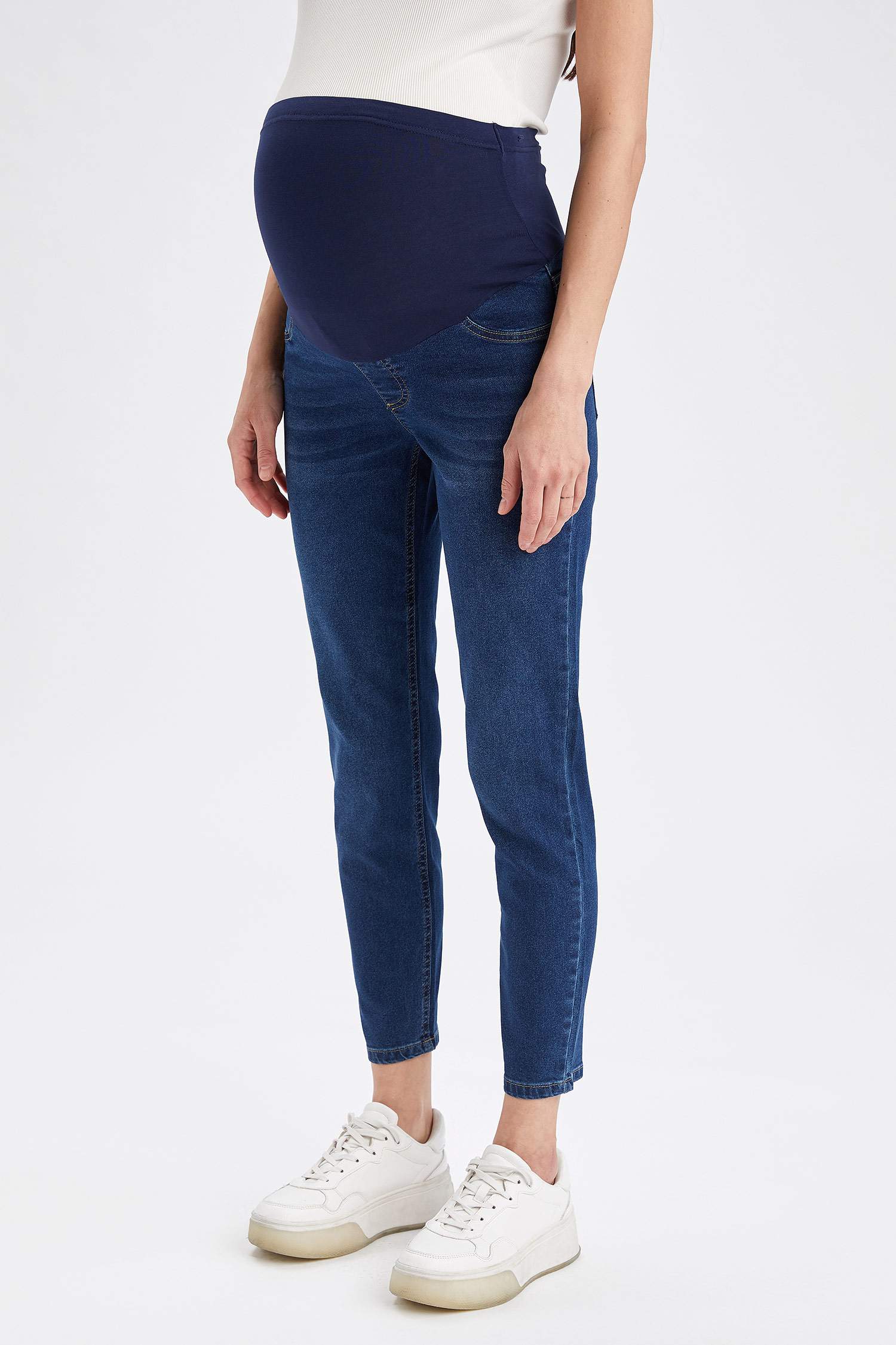 Boyfriend Yüksek Bel Jean Hamile Pantolonu