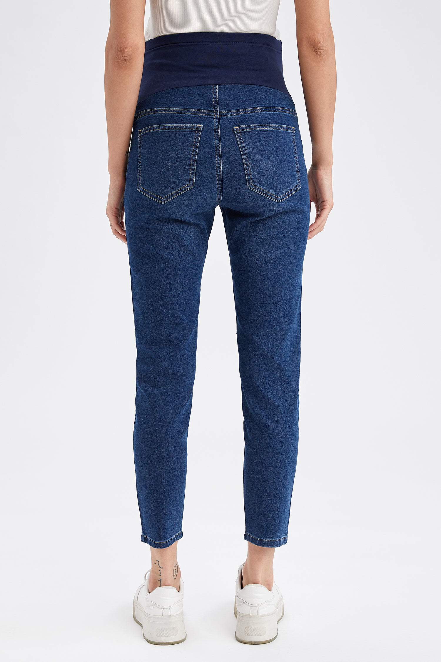 Boyfriend Yüksek Bel Jean Hamile Pantolonu