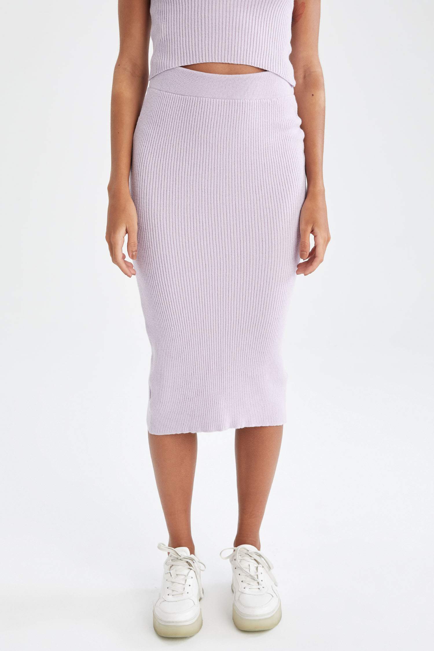 Slim Fit Midi Kalem Etek