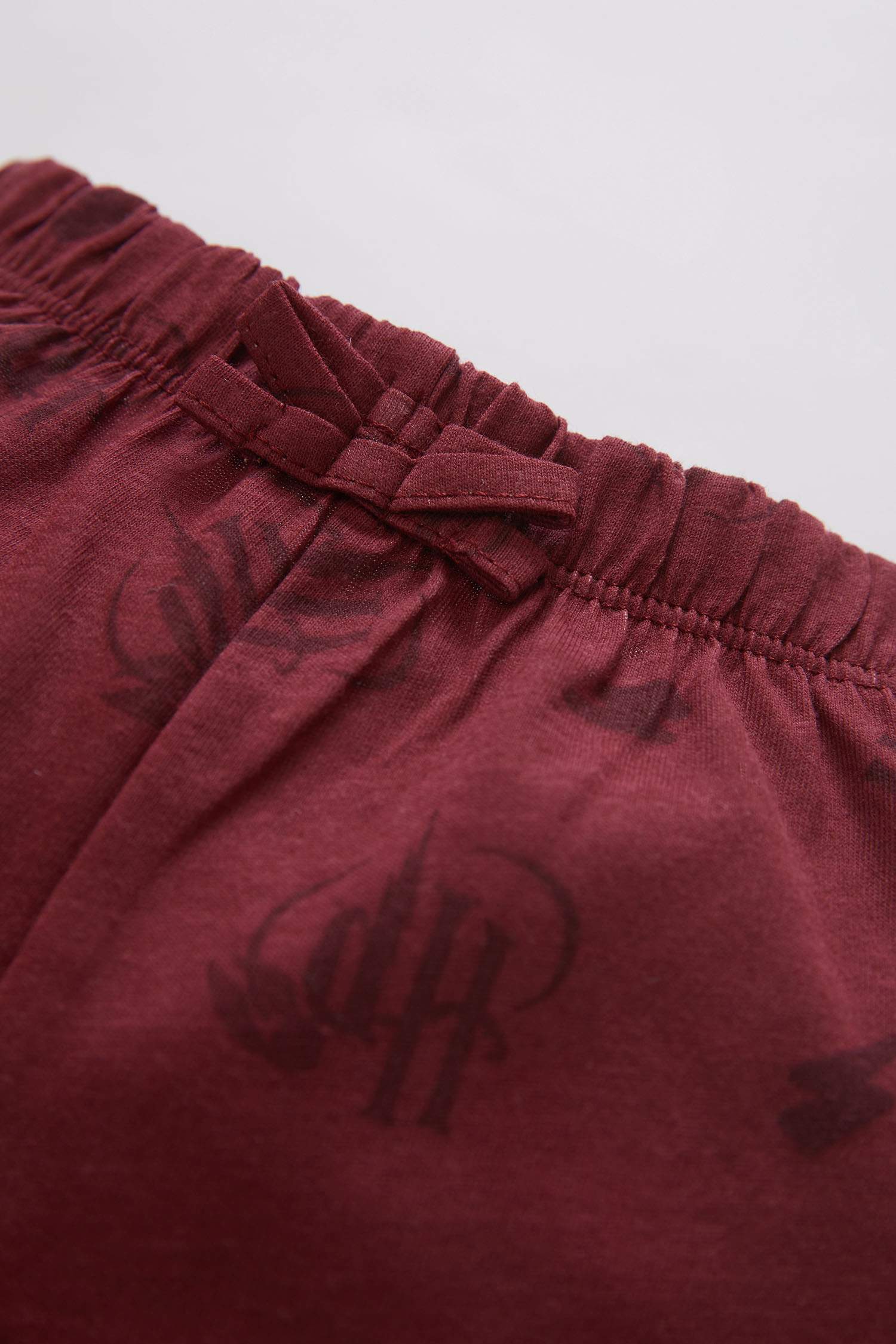 Unisex Harry Potter Lisanslı Kısa Kollu Pijama Takımı