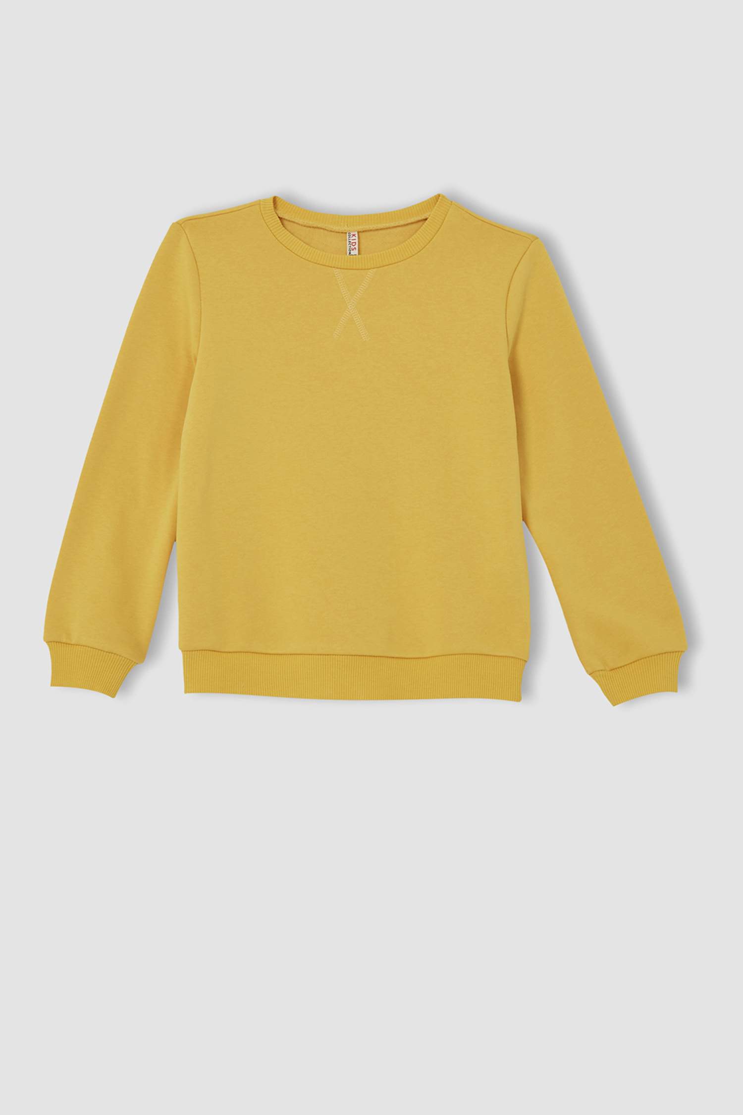 Kız Çocuk Bisiklet Yaka Sweatshirt