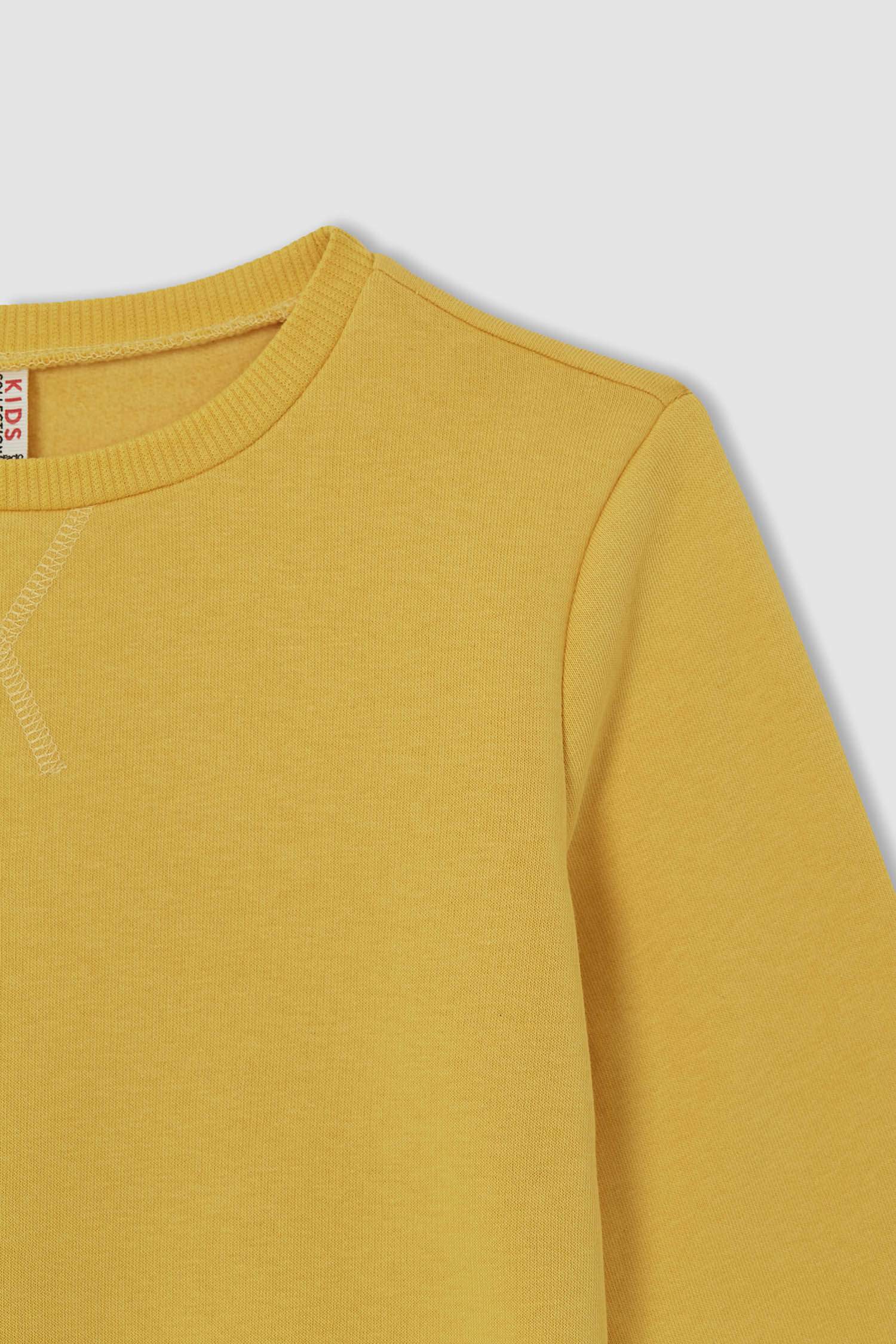 Kız Çocuk Bisiklet Yaka Sweatshirt