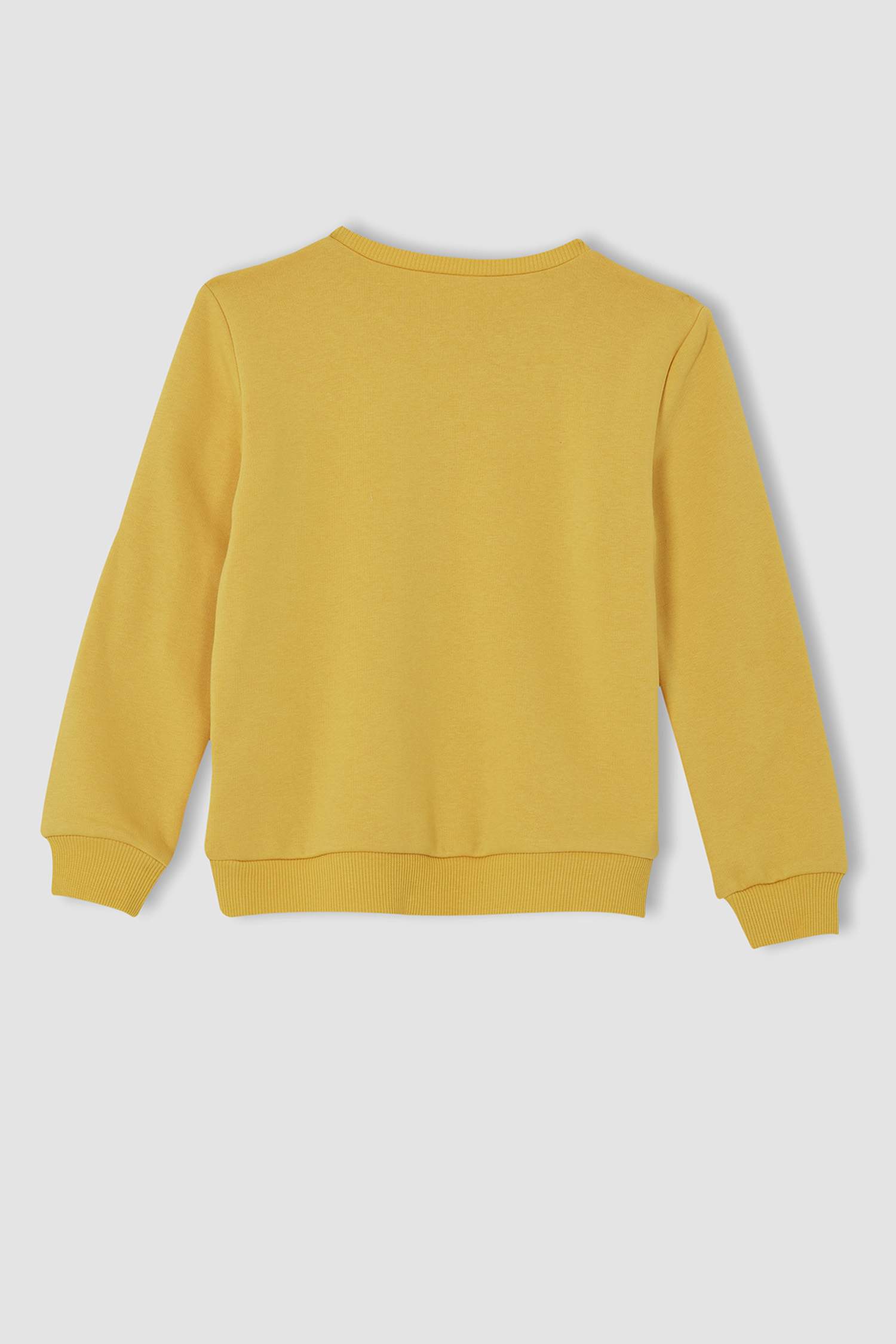 Kız Çocuk Bisiklet Yaka Sweatshirt