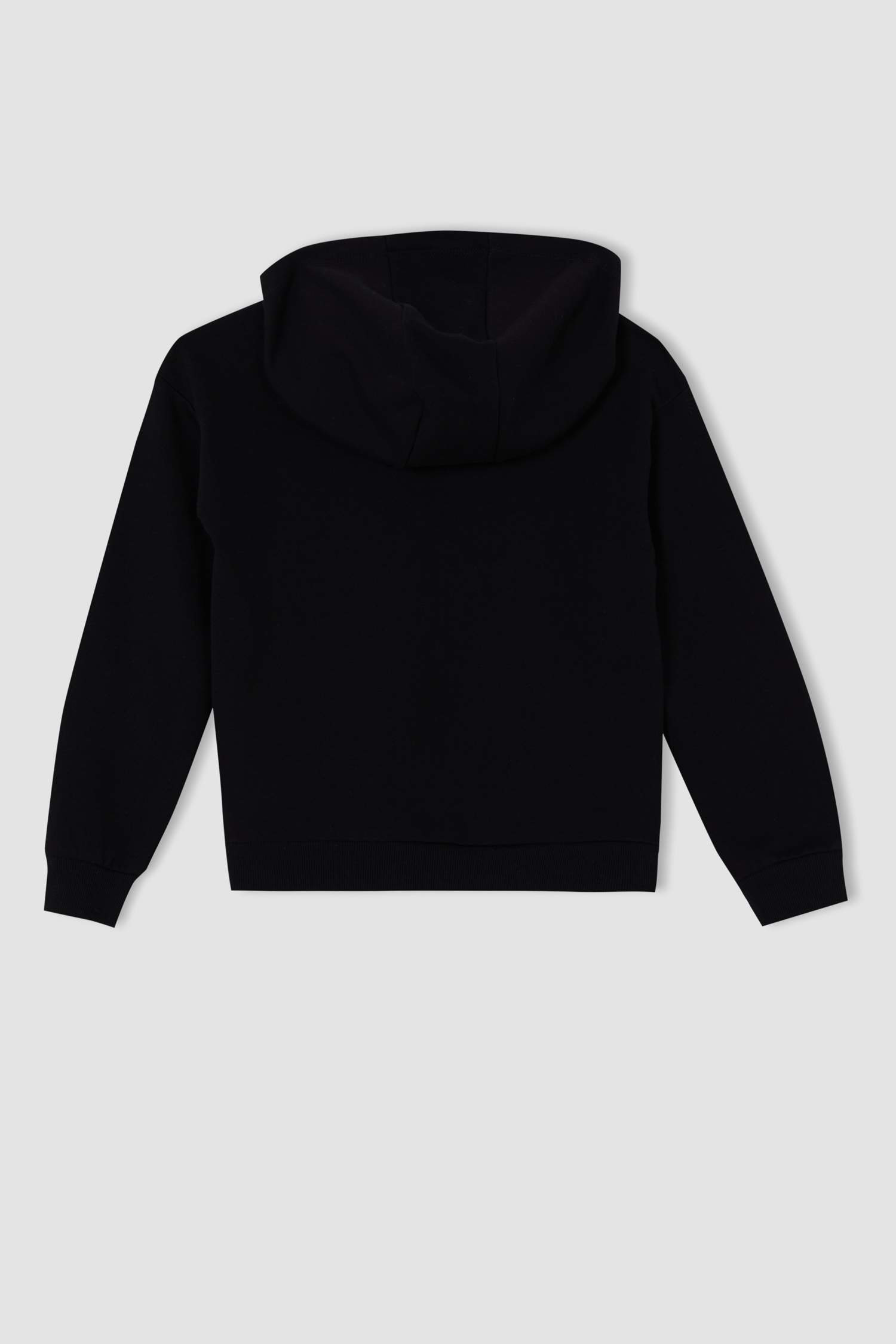 Kız Çocuk Kanguru Cepli Kapüşonlu Sweatshirt