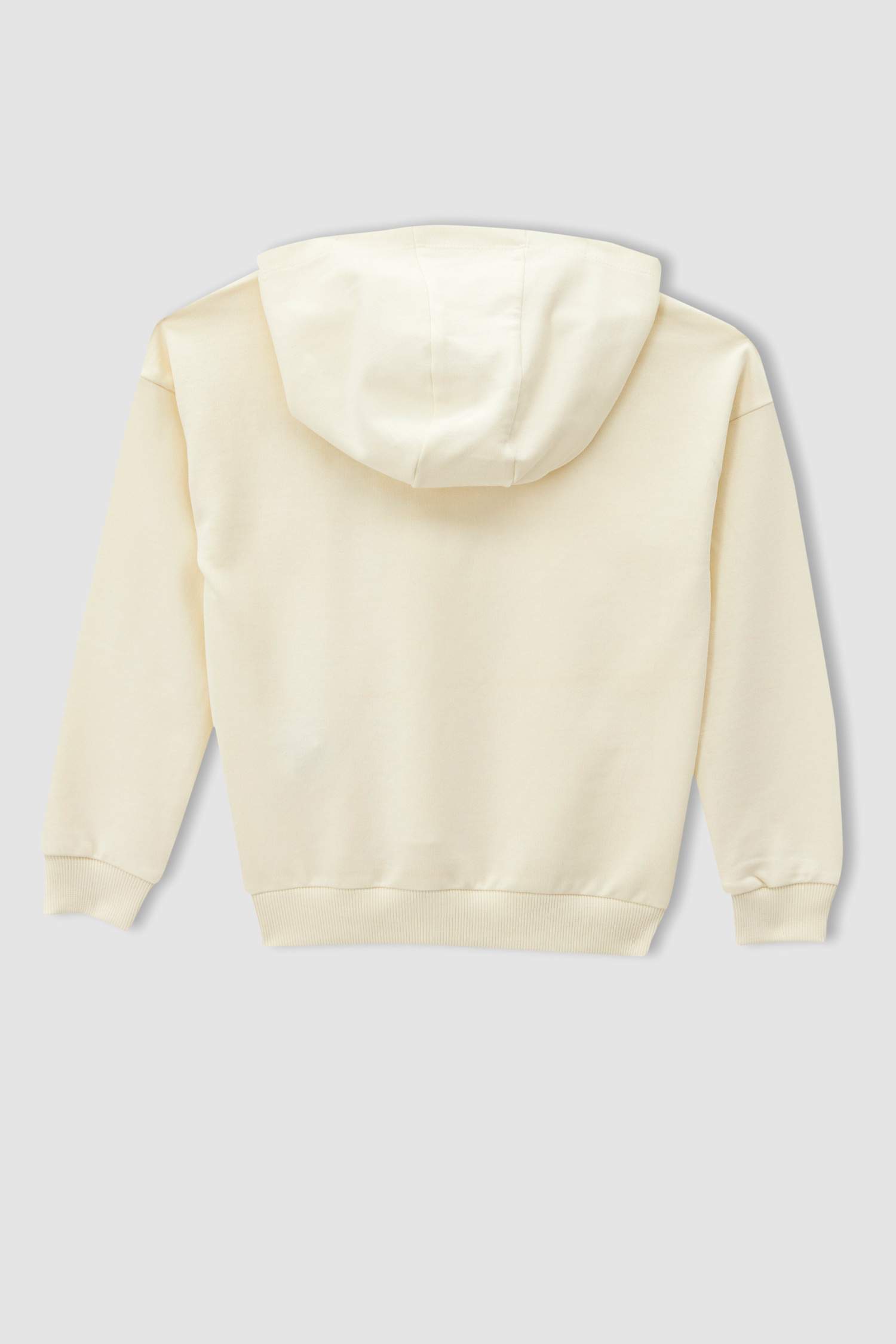 Kız Çocuk Yazı Baskılı Organik Sweatshirt ve Jogger Eşofman Alt Takımı