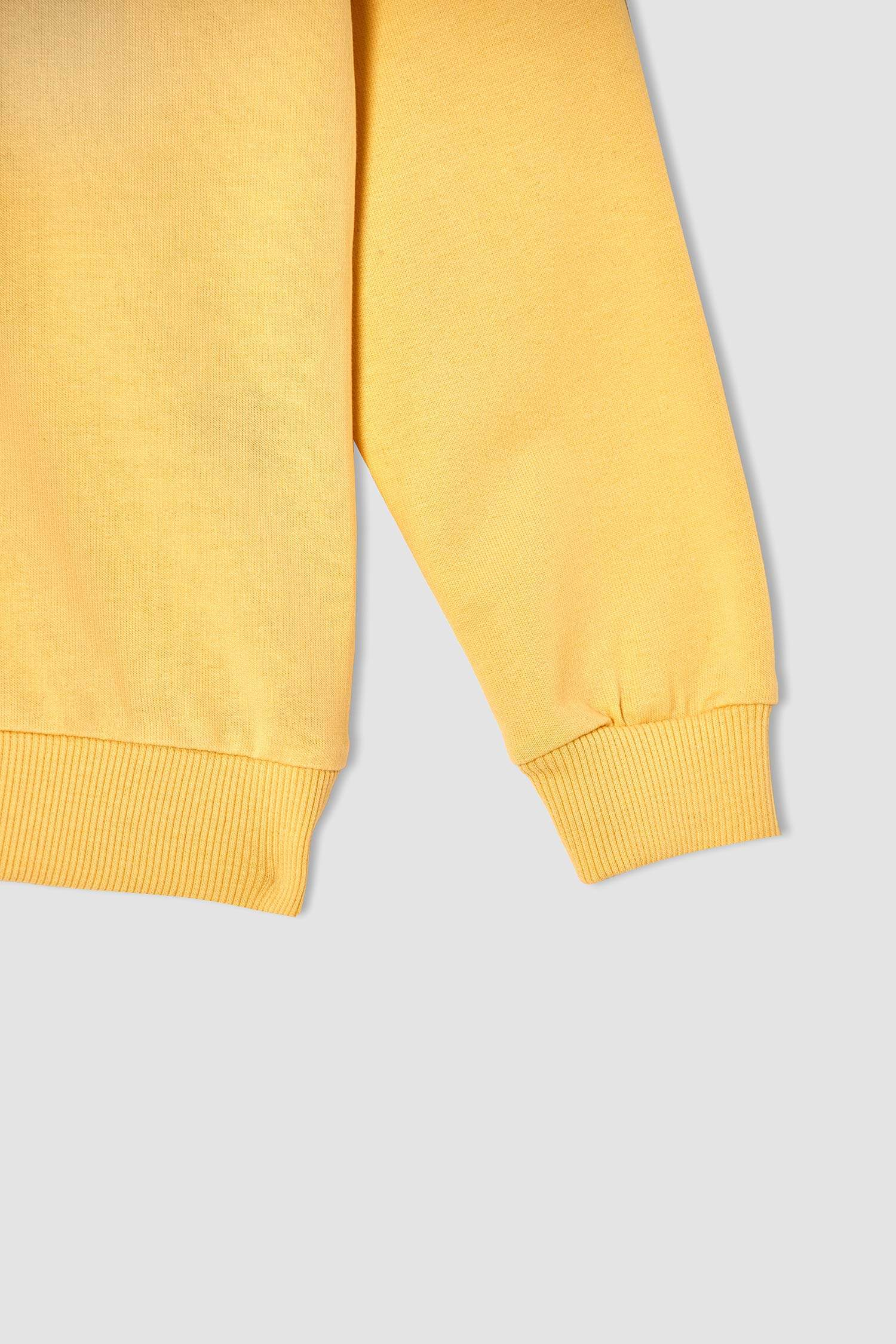Kız Çocuk Yazı Baskılı Organik Sweatshirt ve Jogger Eşofman Alt Takımı