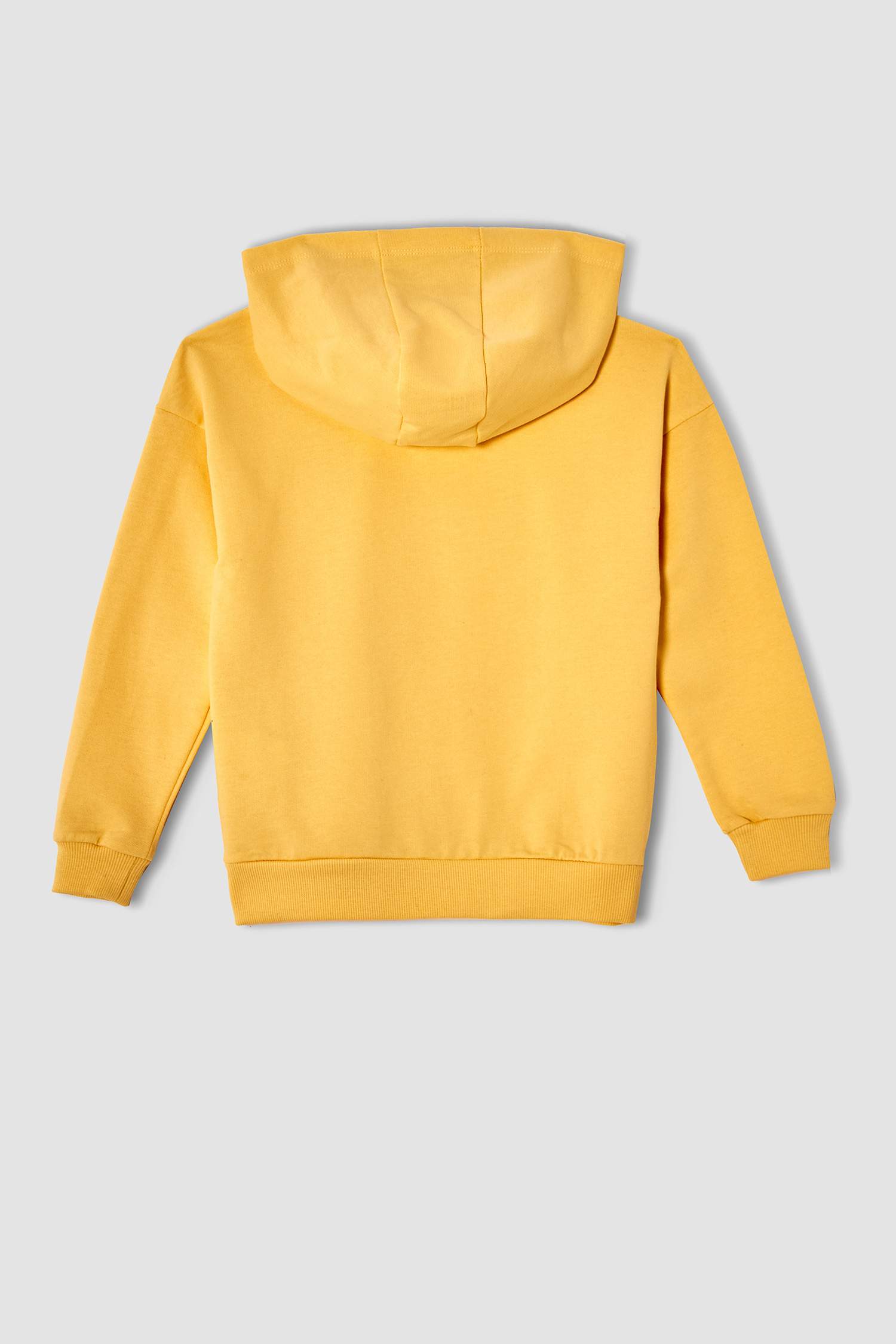 Kız Çocuk Yazı Baskılı Organik Sweatshirt ve Jogger Eşofman Alt Takımı