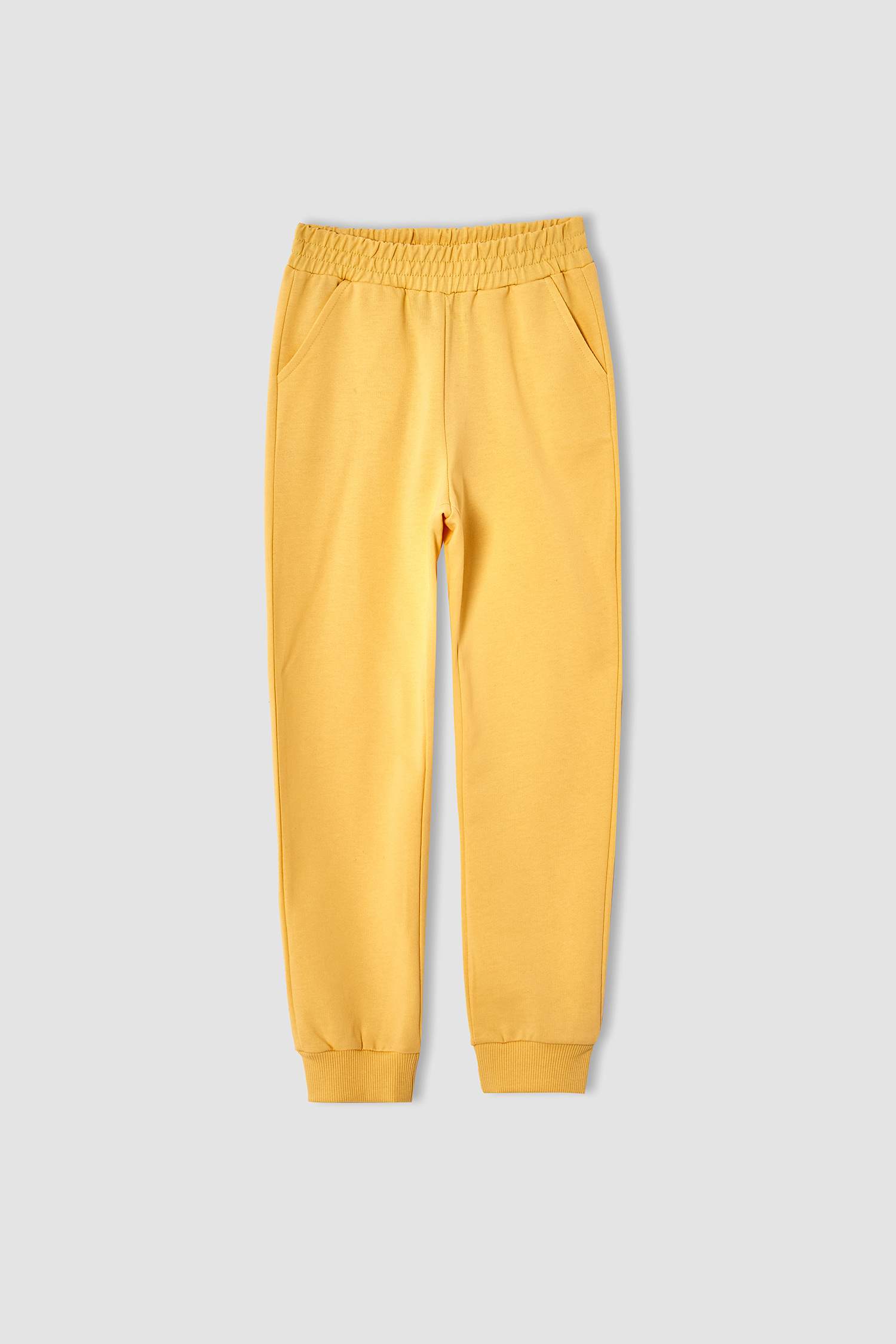 Kız Çocuk Yazı Baskılı Organik Sweatshirt ve Jogger Eşofman Alt Takımı
