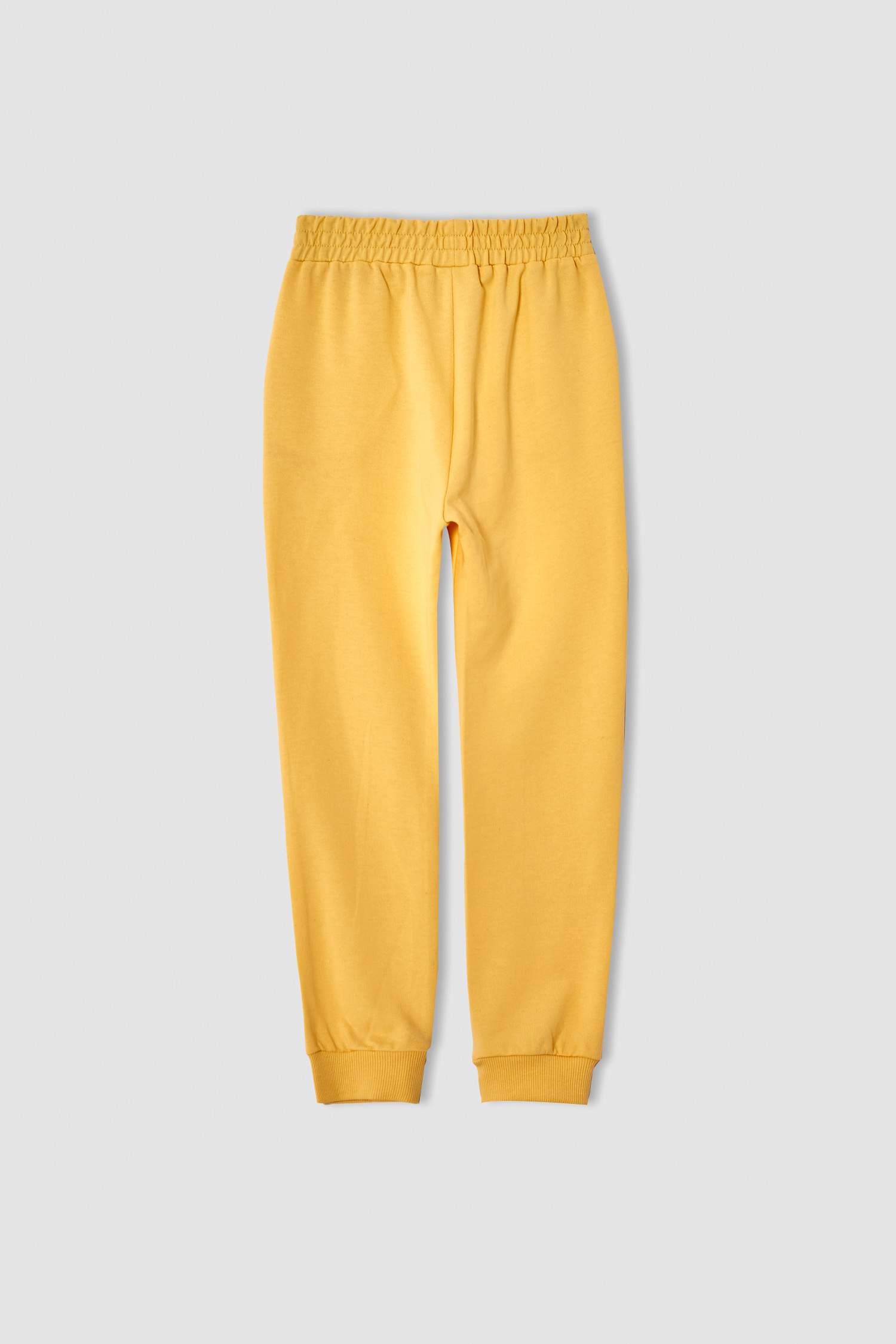 Kız Çocuk Yazı Baskılı Organik Sweatshirt ve Jogger Eşofman Alt Takımı