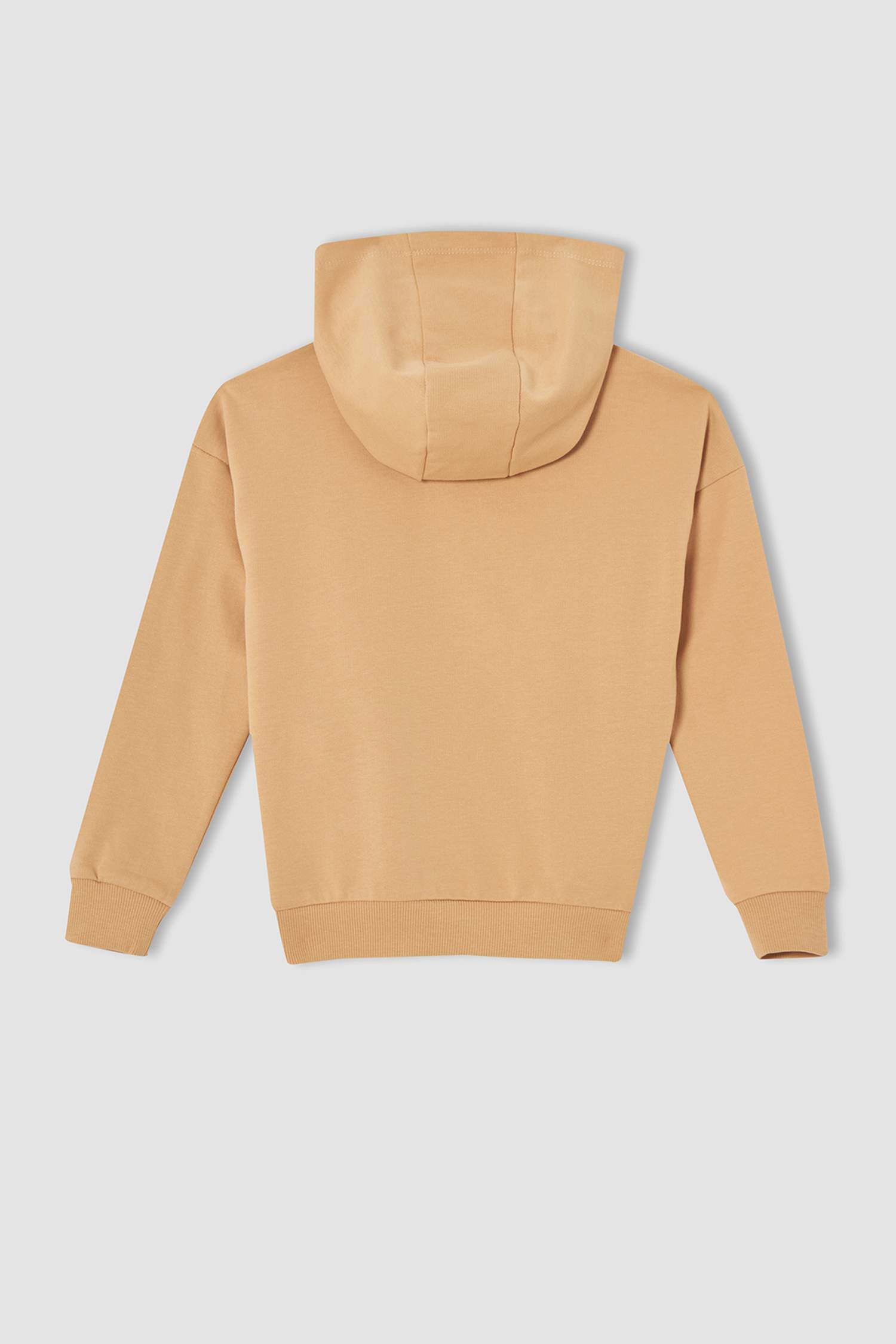 Kız Çocuk Yazı Baskılı Organik Sweatshirt ve Jogger Eşofman Alt Takımı