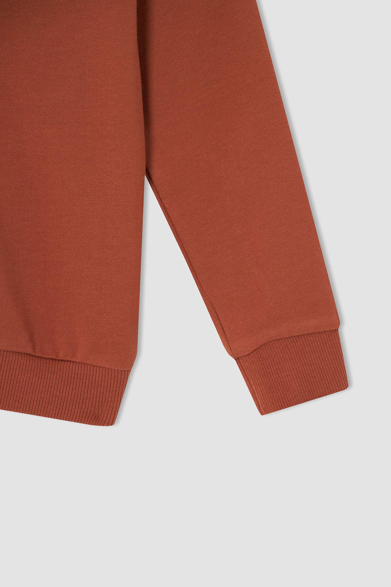 Kız Çocuk Yazı Baskılı Organik Sweatshirt ve Jogger Eşofman Alt Takımı