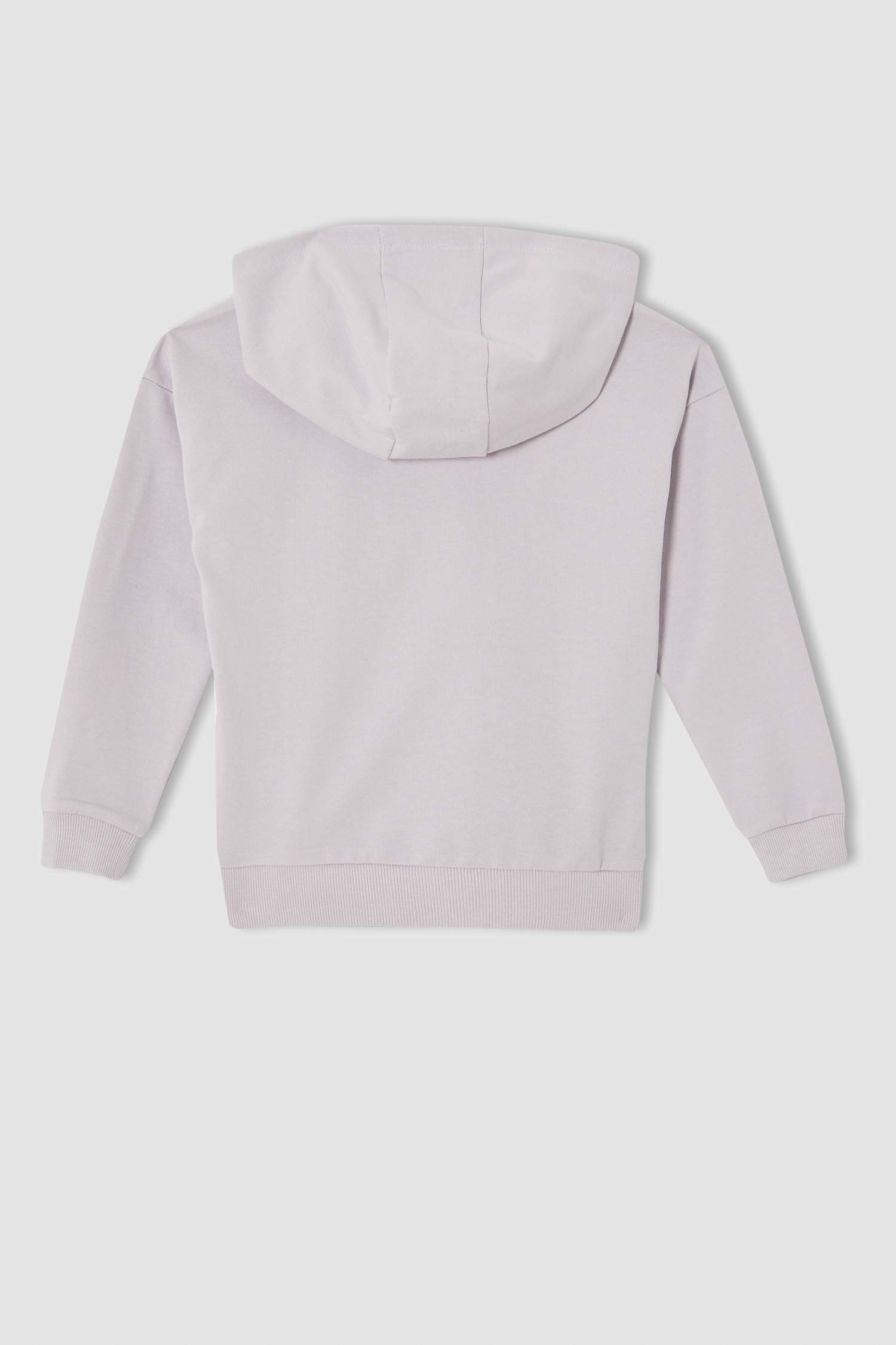 Kız Çocuk Yazı Baskılı Organik Sweatshirt ve Jogger Eşofman Alt Takımı
