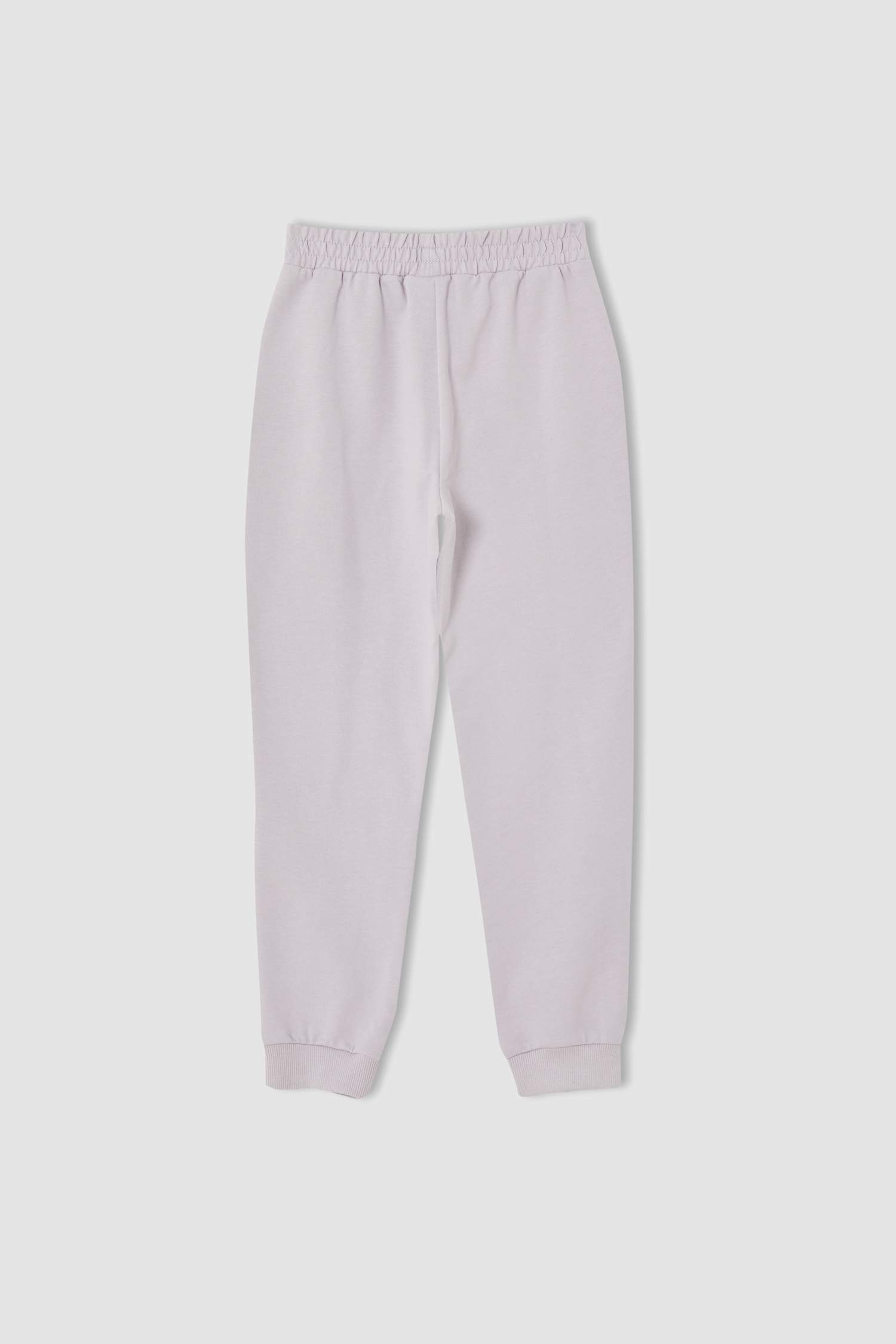 Kız Çocuk Yazı Baskılı Organik Sweatshirt ve Jogger Eşofman Alt Takımı