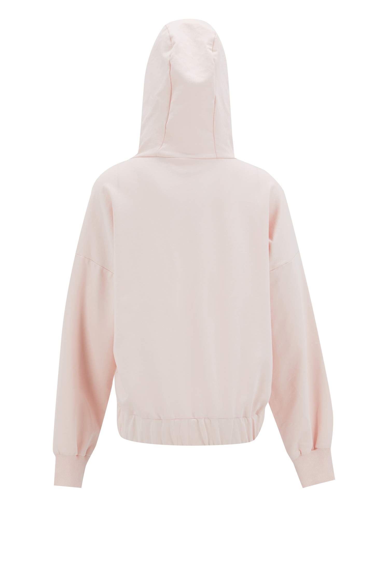 Kız Çocuk Yazı Baskılı Kapüşonlu Sweatshirt